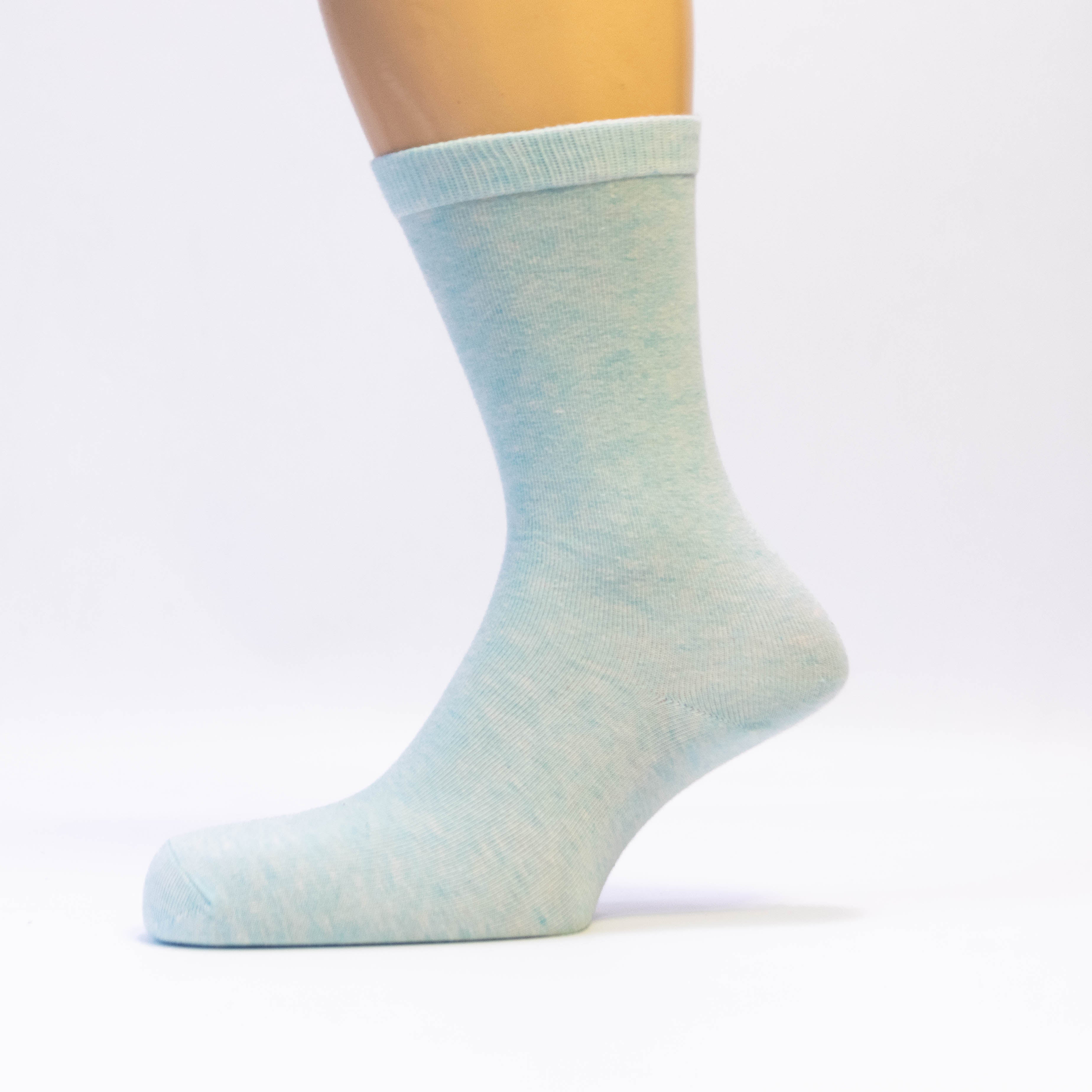 Solid Color Mid-Calf Socks for Ladies