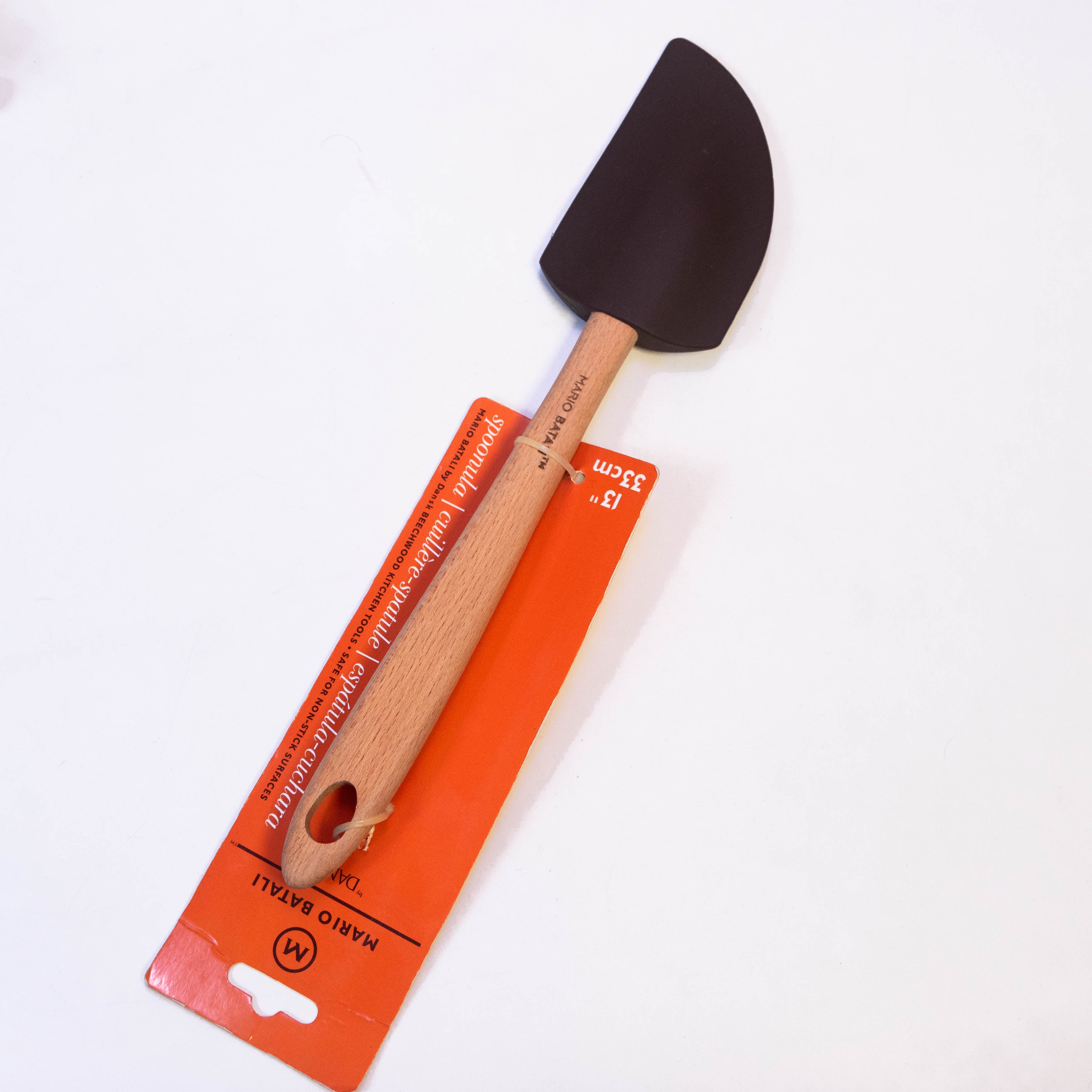 Mario Batali Brown Color Silicone Top Spatula