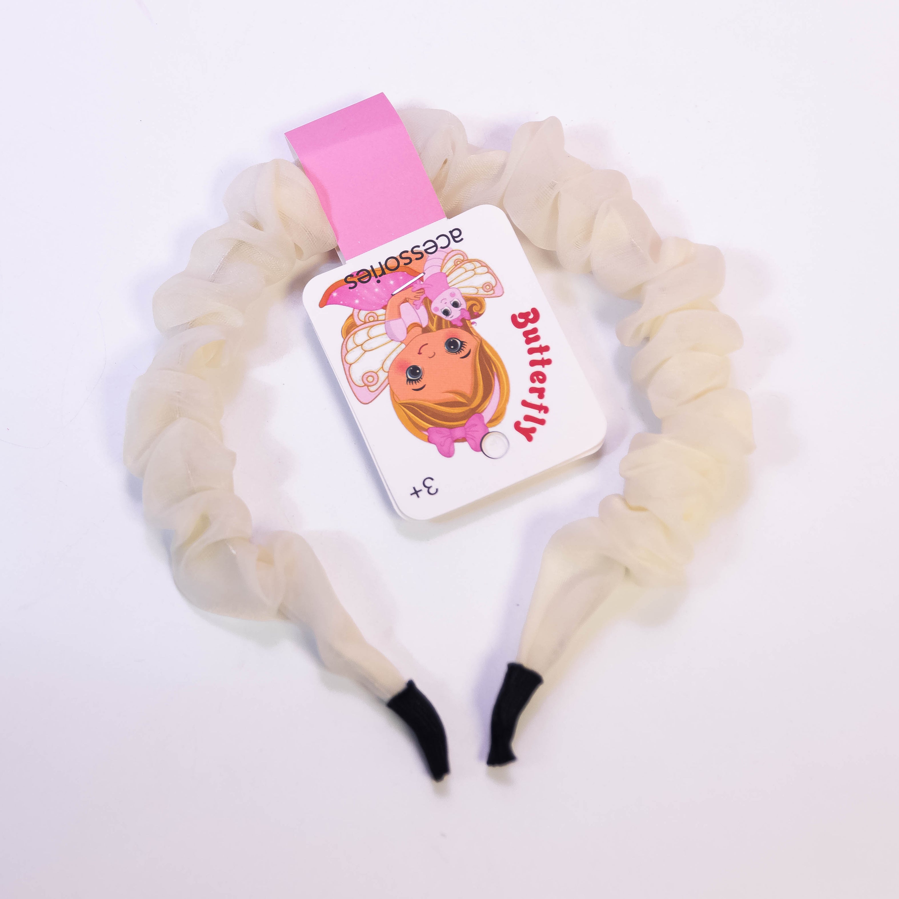 Fashion Sweet Silk Fabric Solid Color Knot Headbands