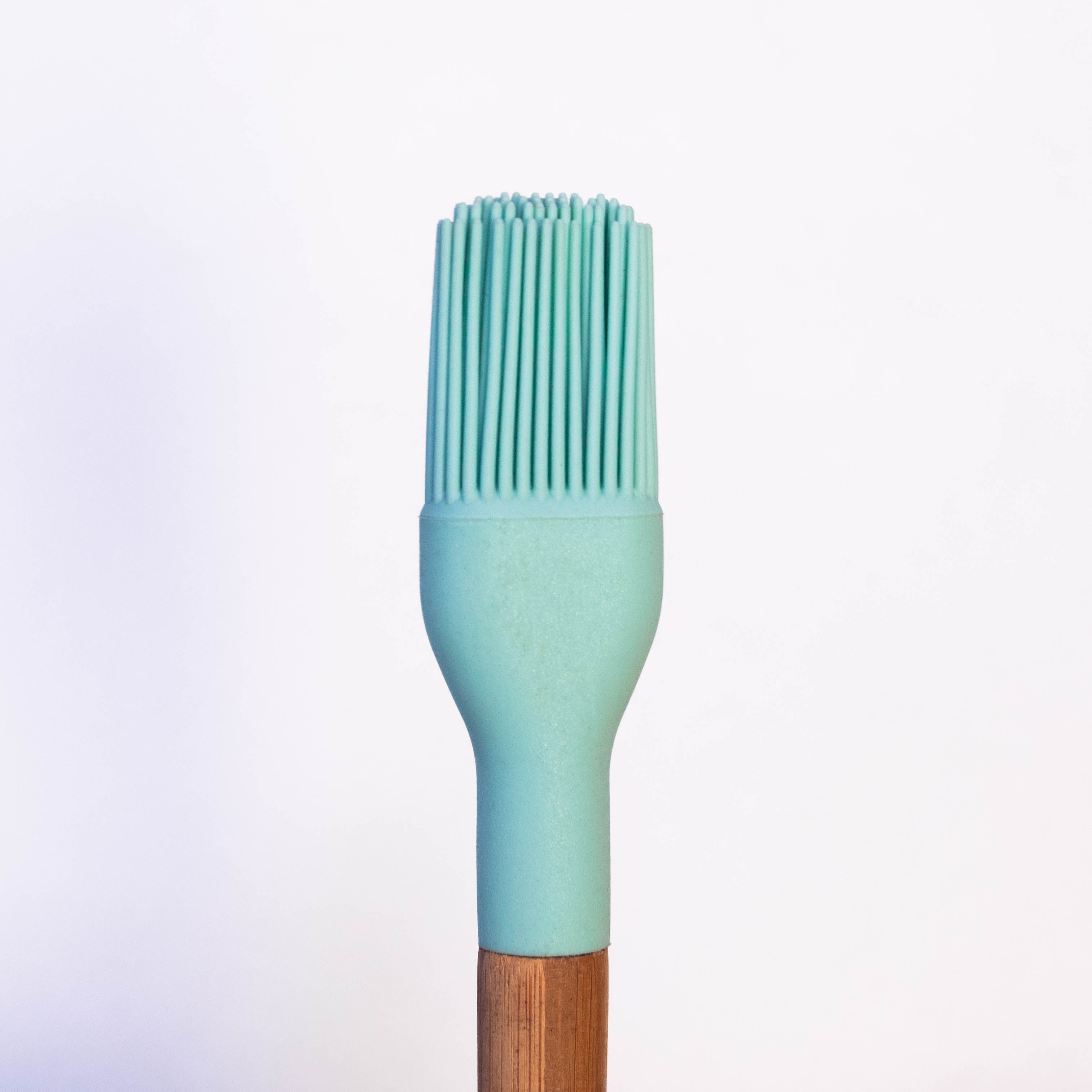 Premium Silicone Top Oil Brush with Multi-Color Wooden Handle