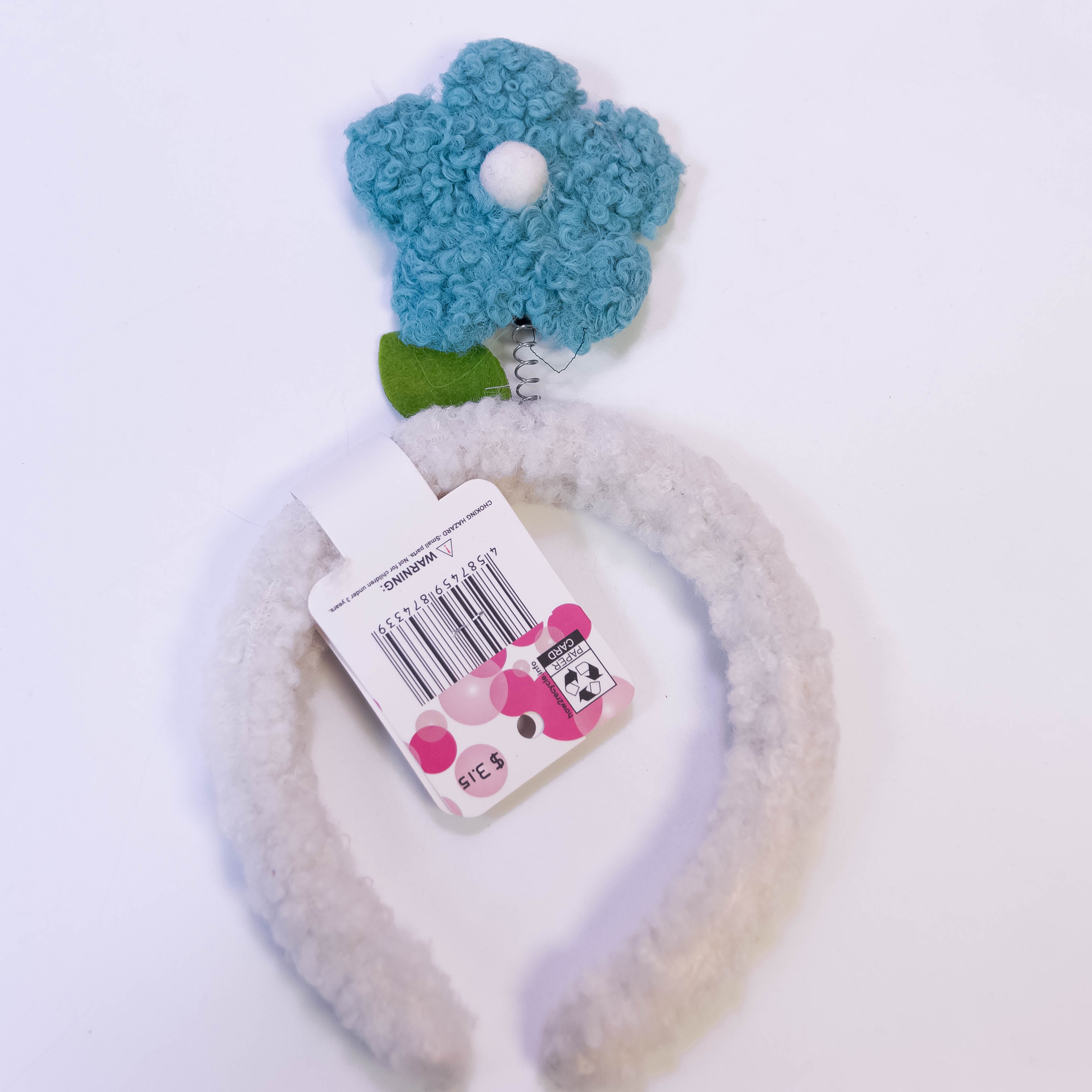 Fashion Lamb Plush Flowers Hairband