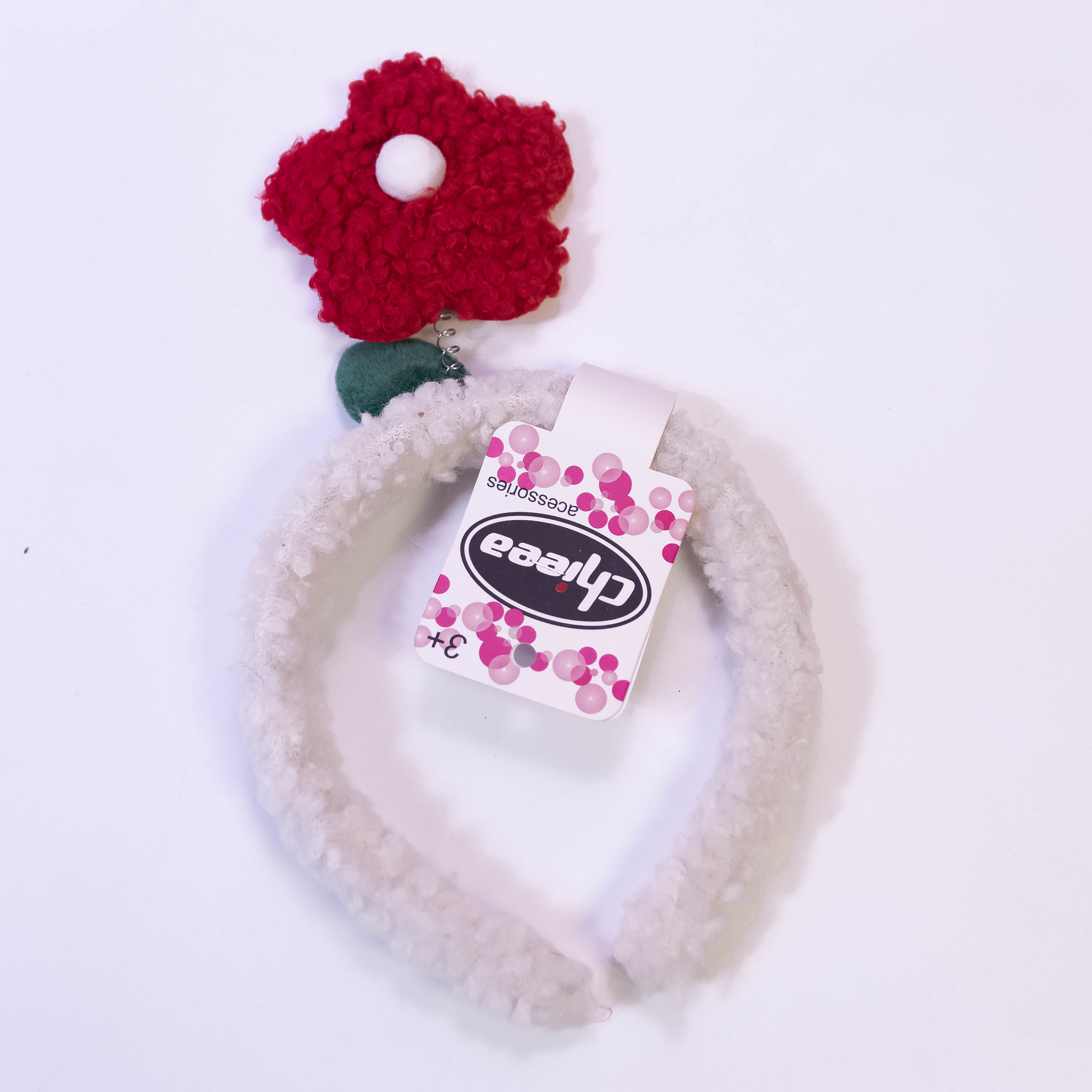 Fashion Lamb Plush Flowers Hairband