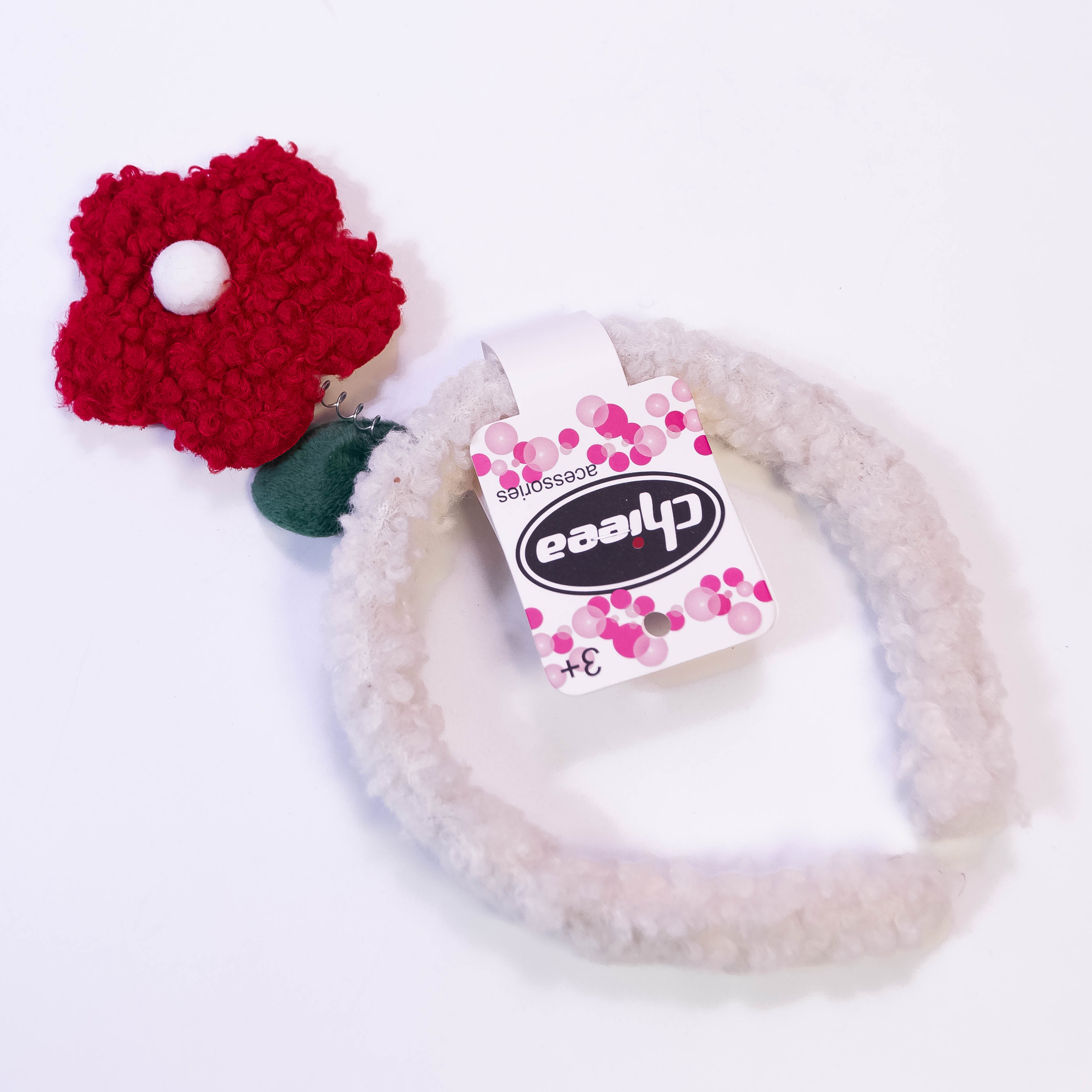 Fashion Lamb Plush Flowers Hairband