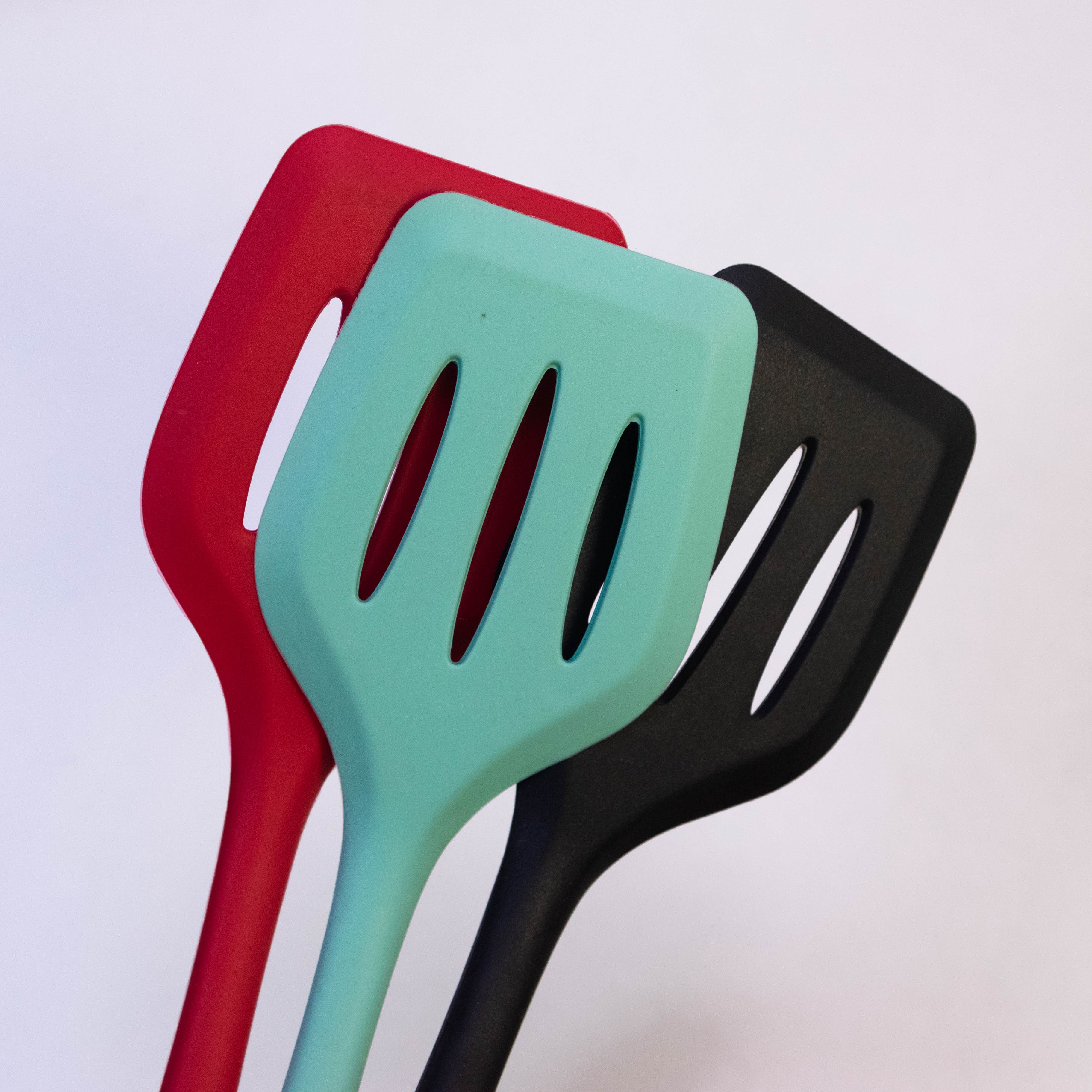 Heat Resistant Silicone Slotted Spatula Turner