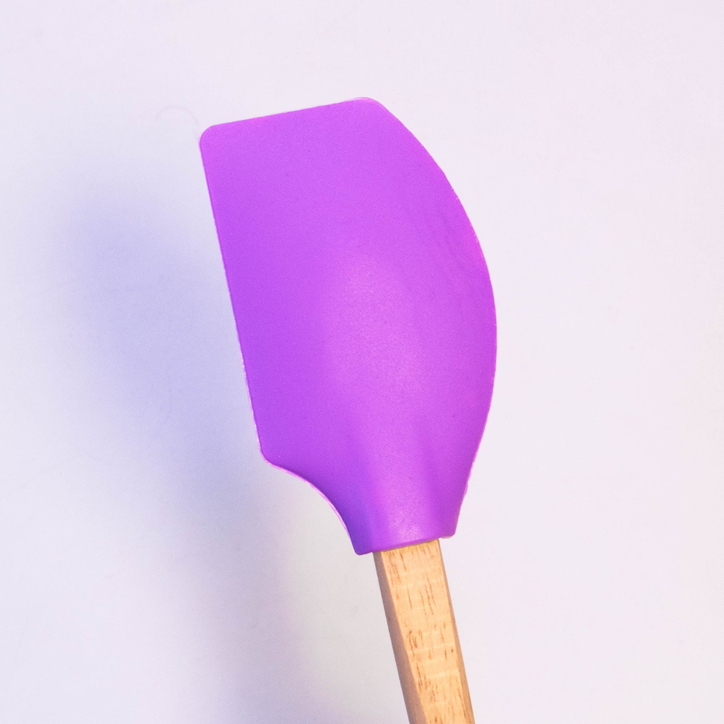 Premium Quality Silicone Top Spatula with Wooden Handle