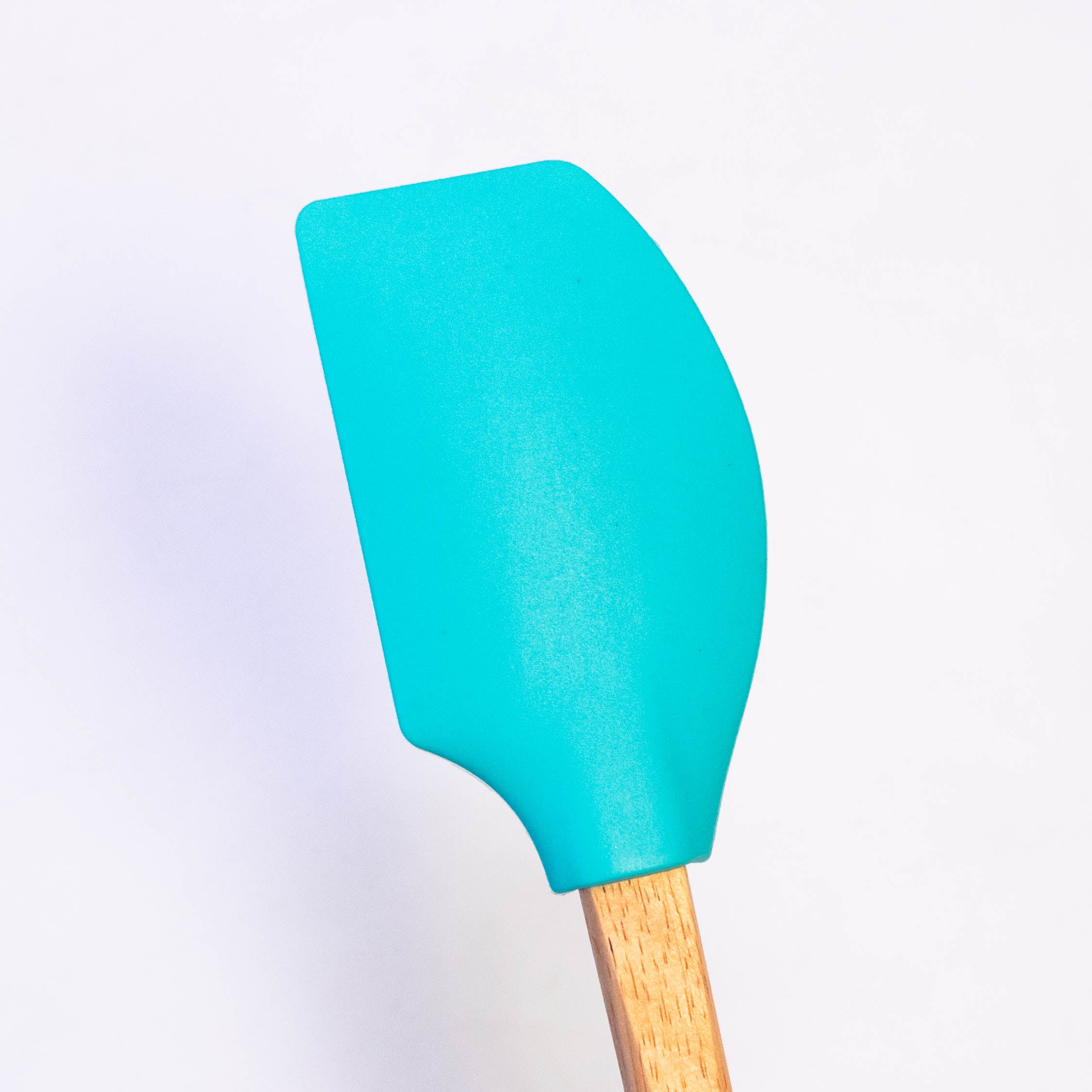 Premium Quality Silicone Top Spatula with Wooden Handle