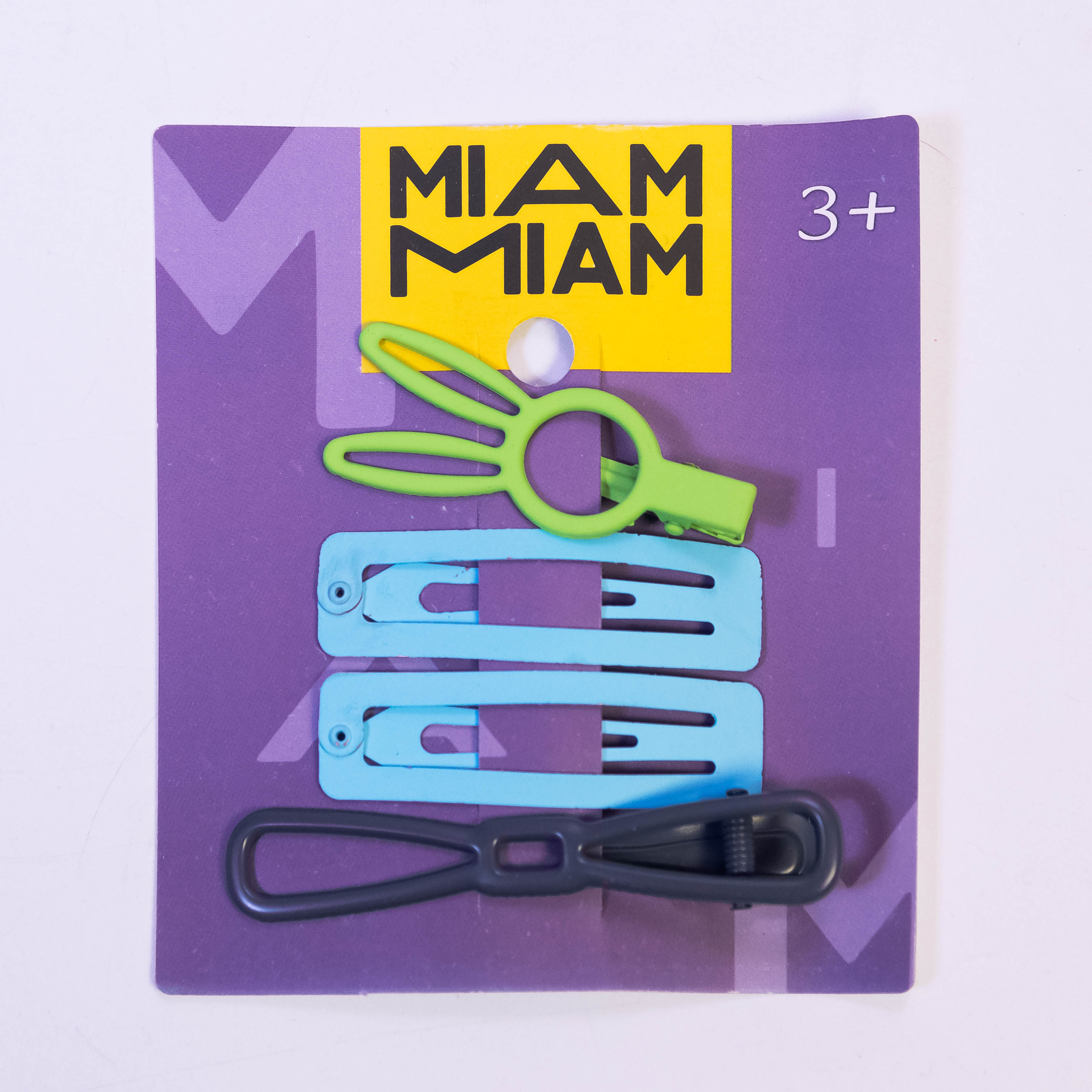 Whimsical Quartet: 4-Piece Metallic Hair Pins Set