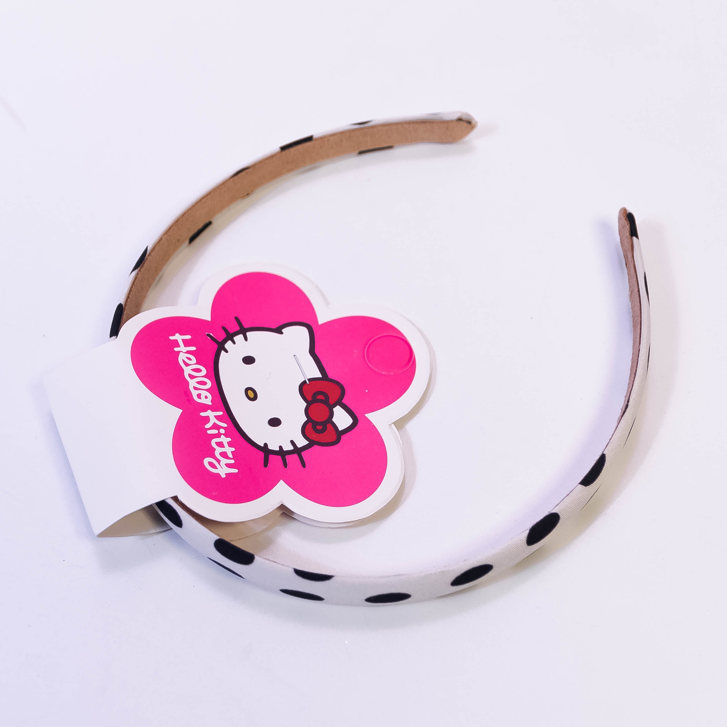 Big Dots Print Cushioned Hair Band