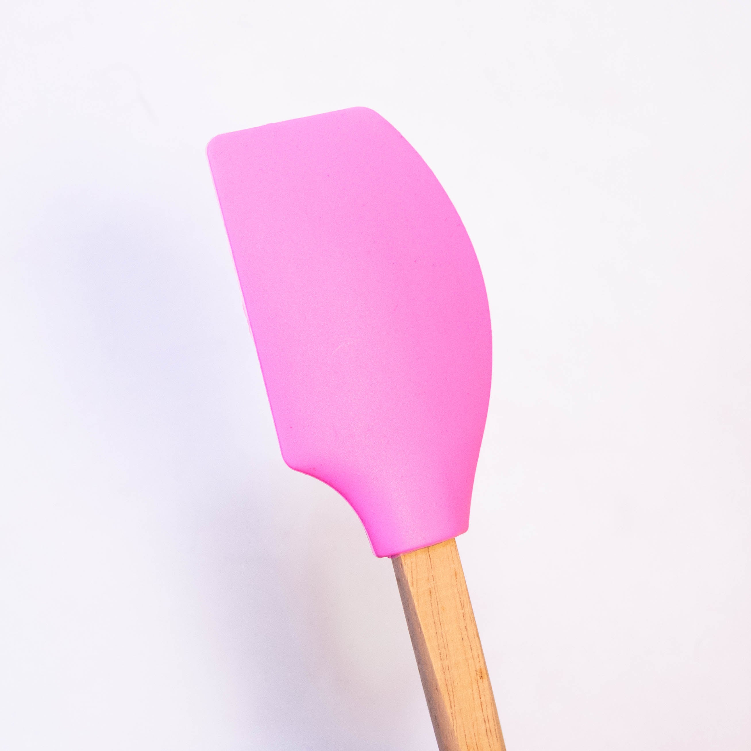 Premium Quality Silicone Top Spatula with Wooden Handle