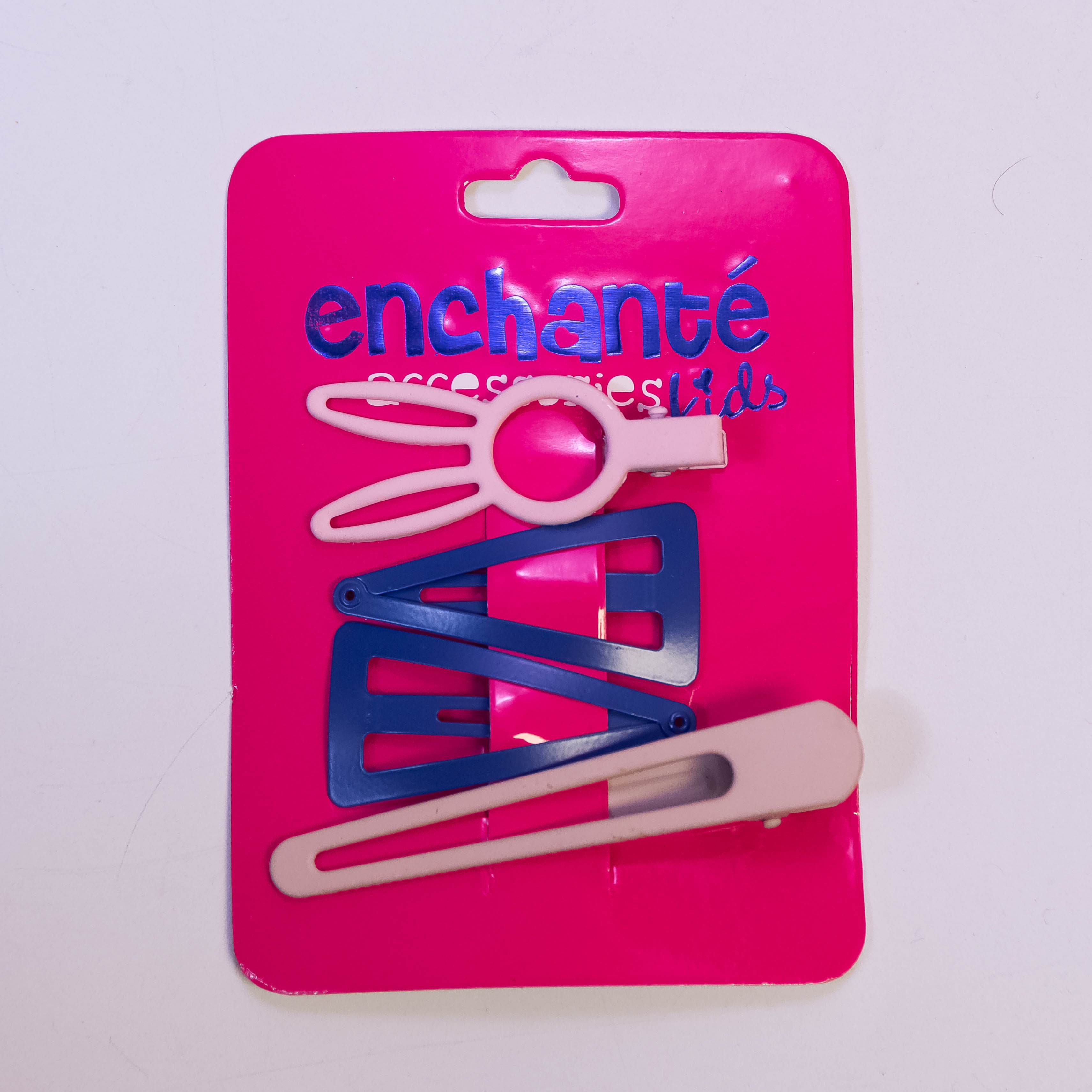 Whimsical Quartet: 4-Piece Metallic Hair Pins Set