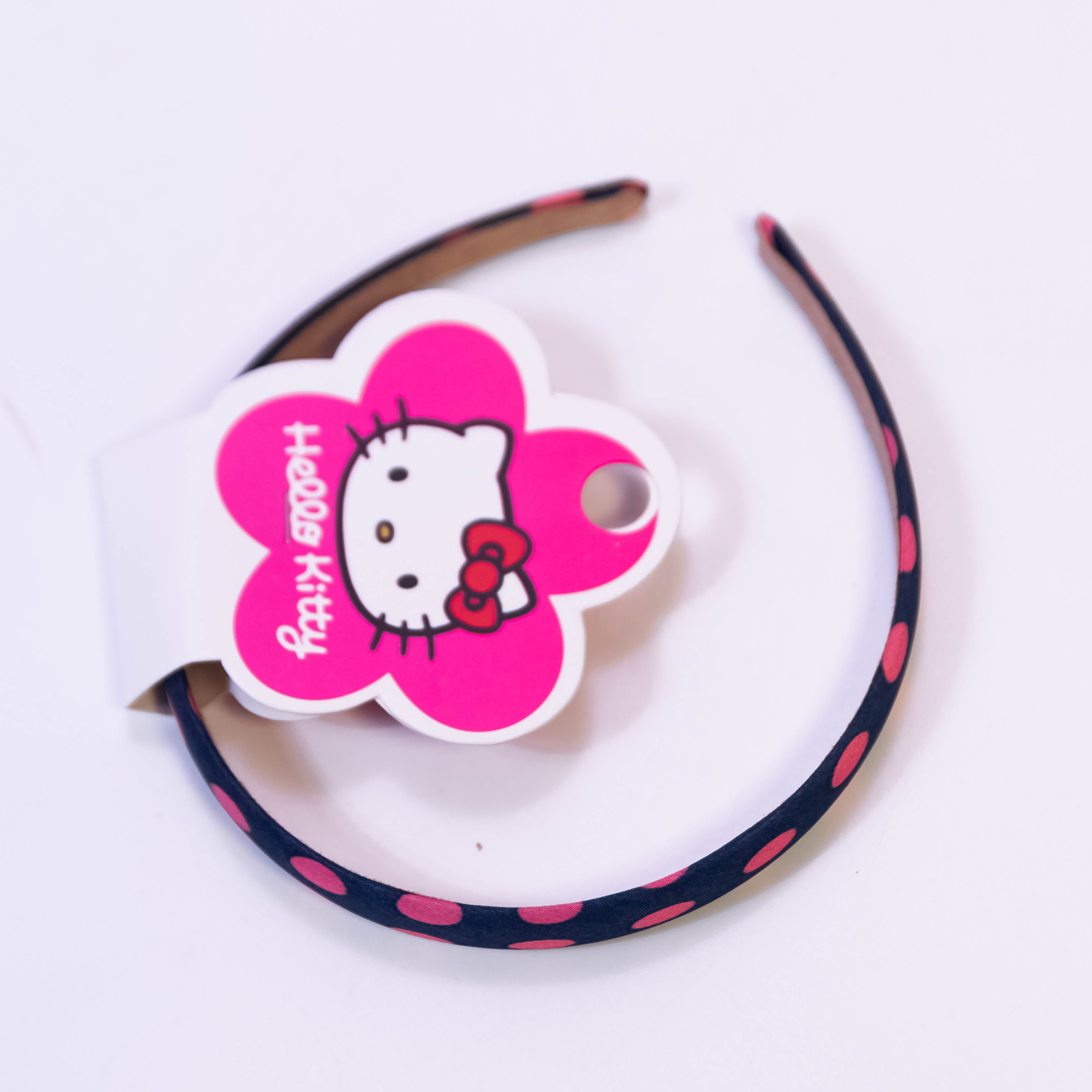 Big Dots Print Cushioned Hair Band