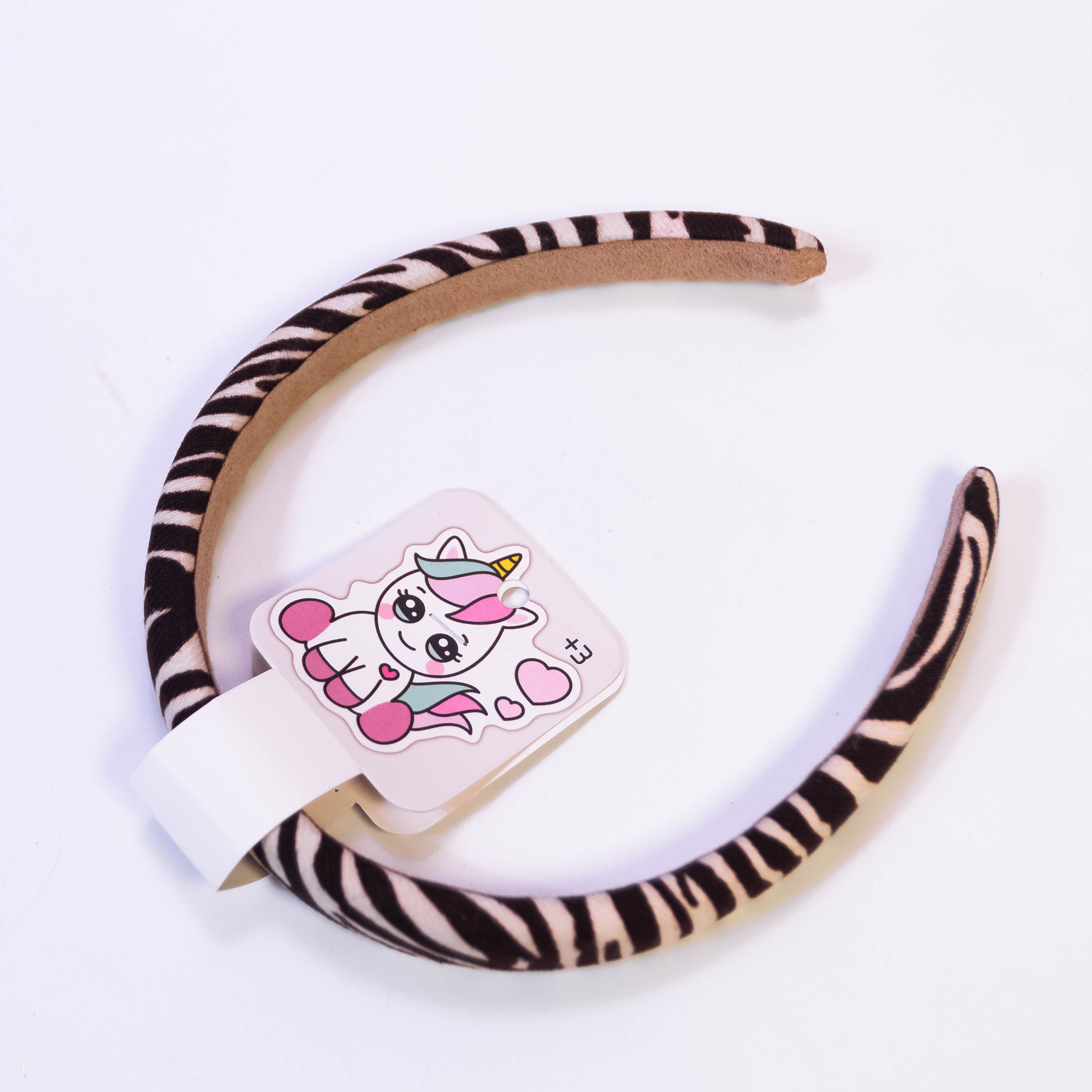 Zebra Print Cushioned Hairband - A Wild Style Statement