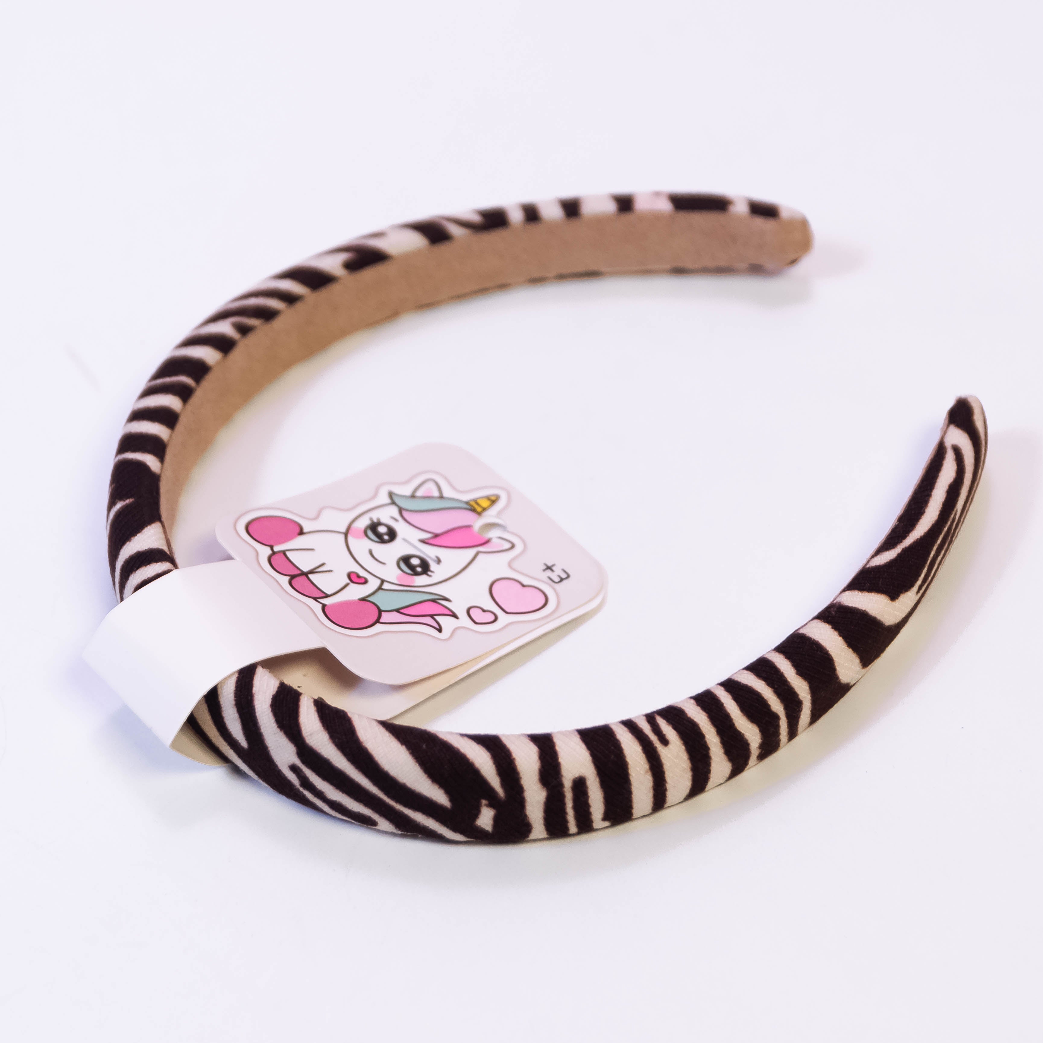 Zebra Print Cushioned Hairband - A Wild Style Statement