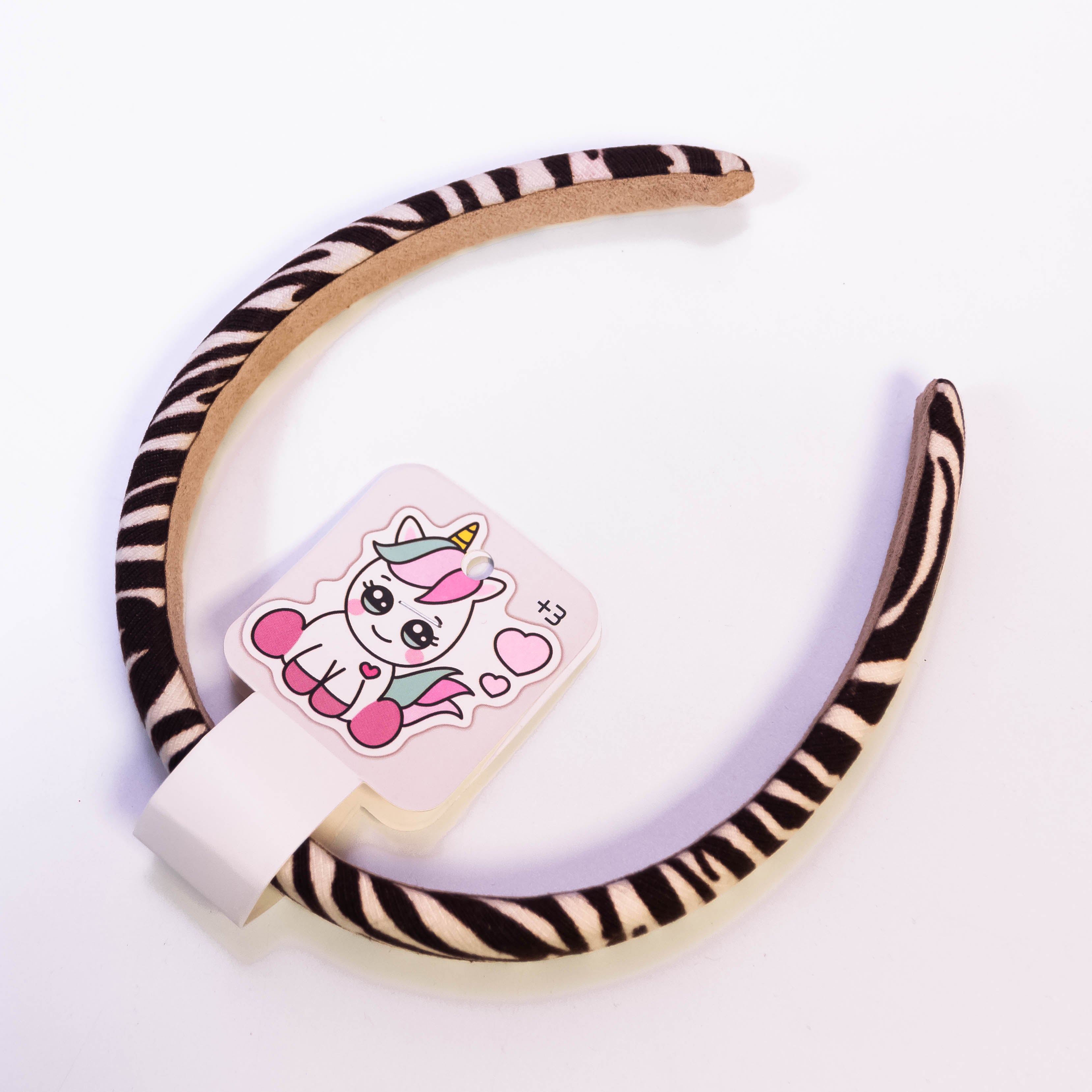 Zebra Print Cushioned Hairband - A Wild Style Statement