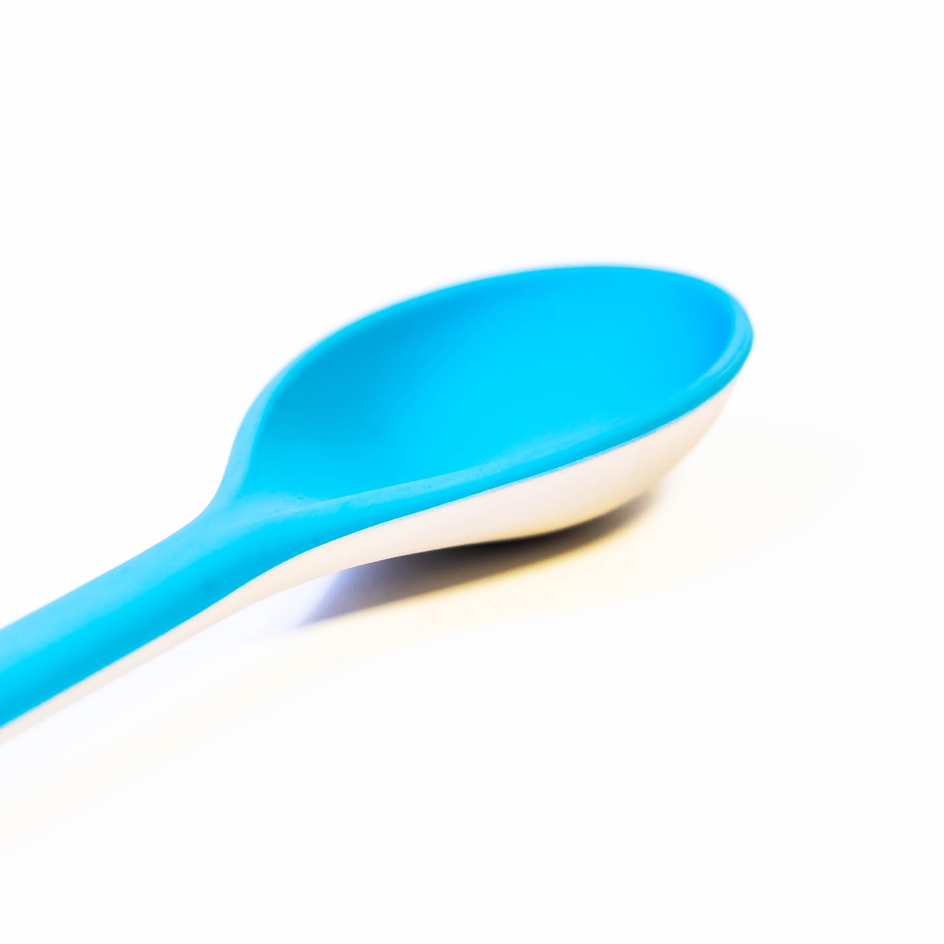 Silicone Nonstick Mixing Spoon: High Heat Resistant and Dual-Colored Delight
