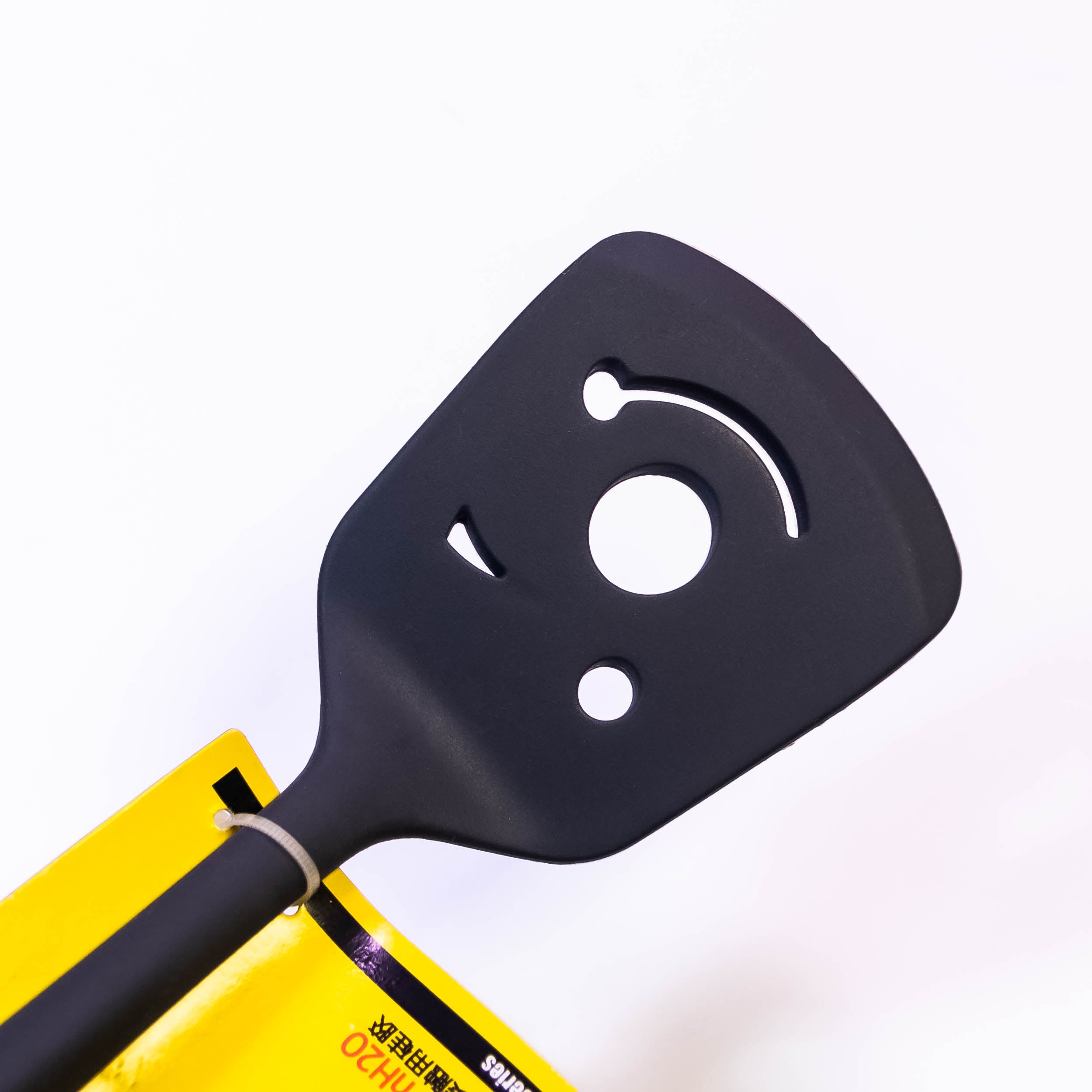 Heat-Resistant Black Silicone Spatula