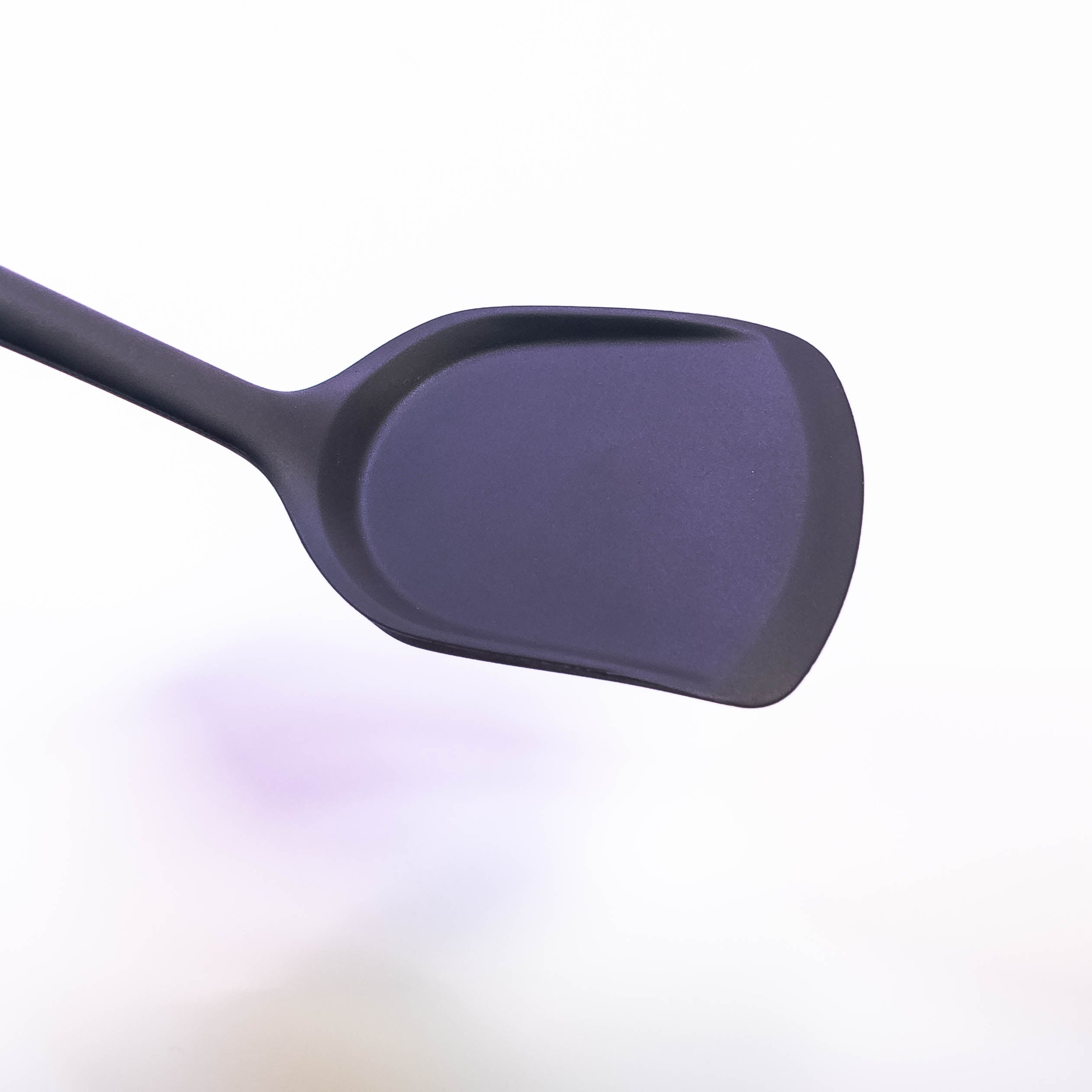 Heat-Resistant Black Silicone Spatula