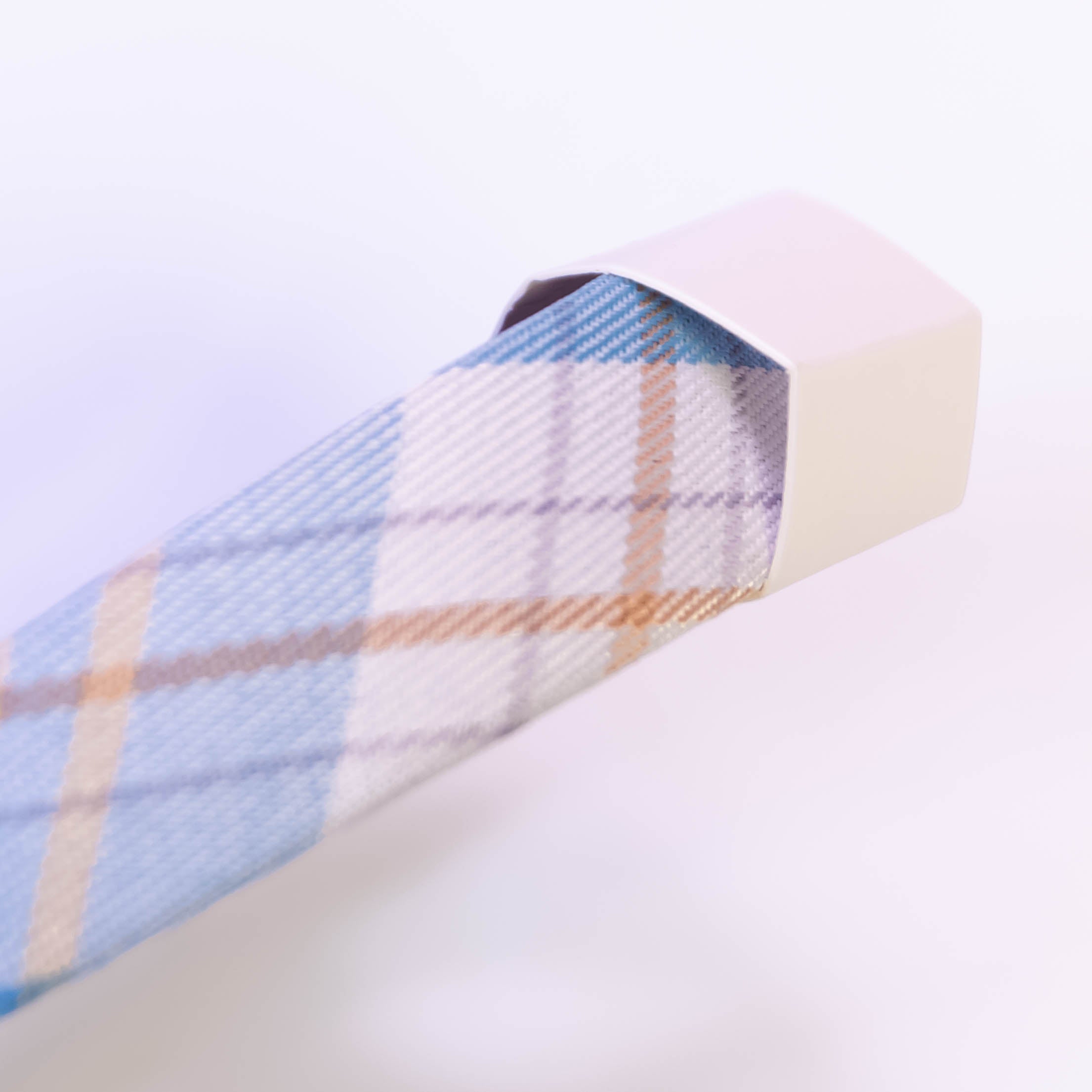Plaid Check Headband - Chic Padded Style