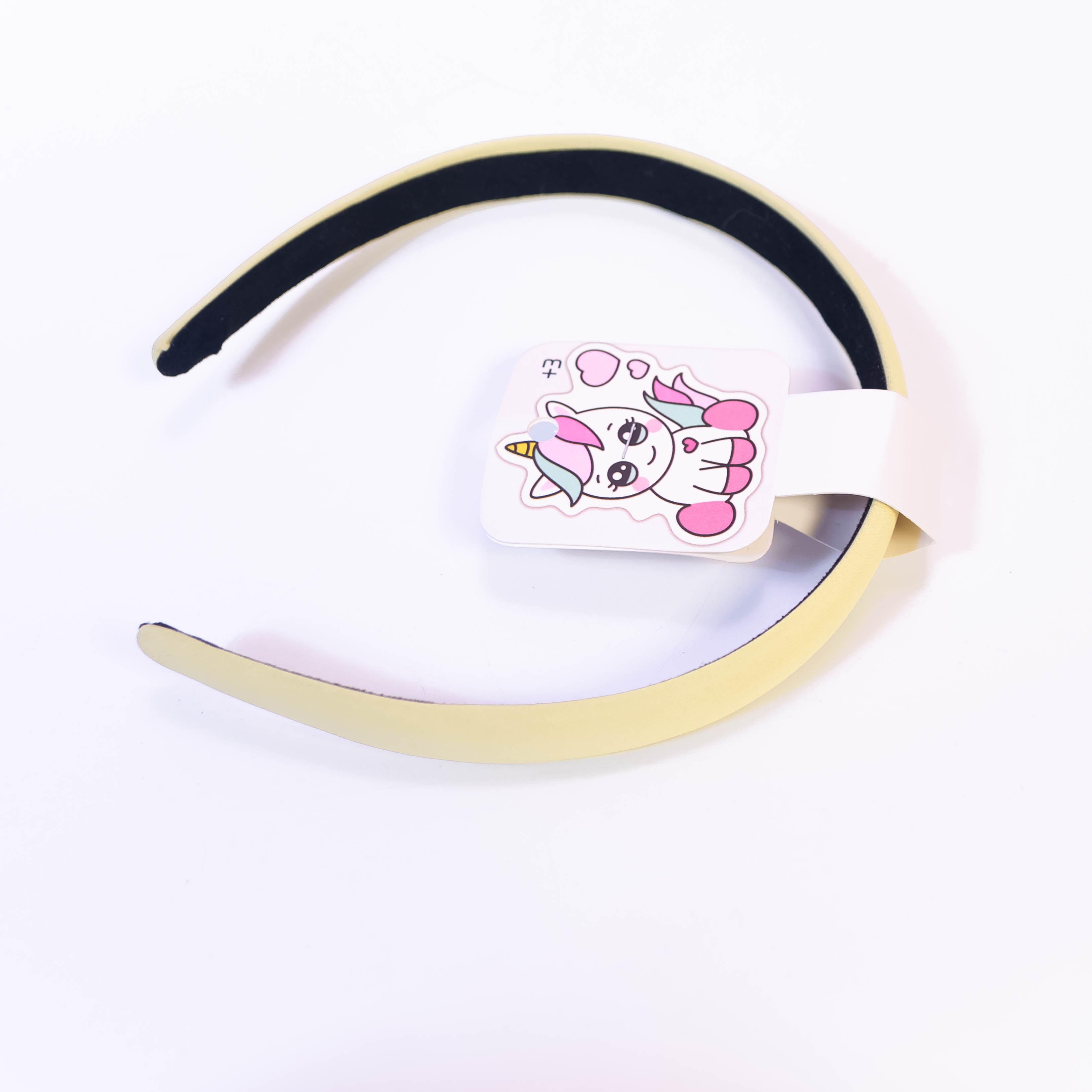 Thick Cushioned Satin Covered Hair Band - Multi Color