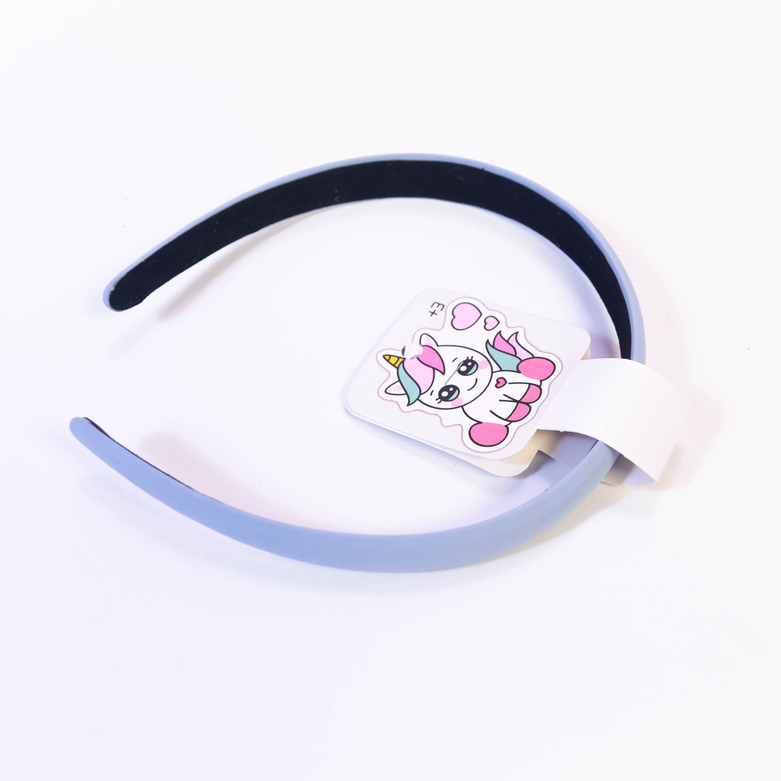 Thick Cushioned Satin Covered Hair Band - Multi Color