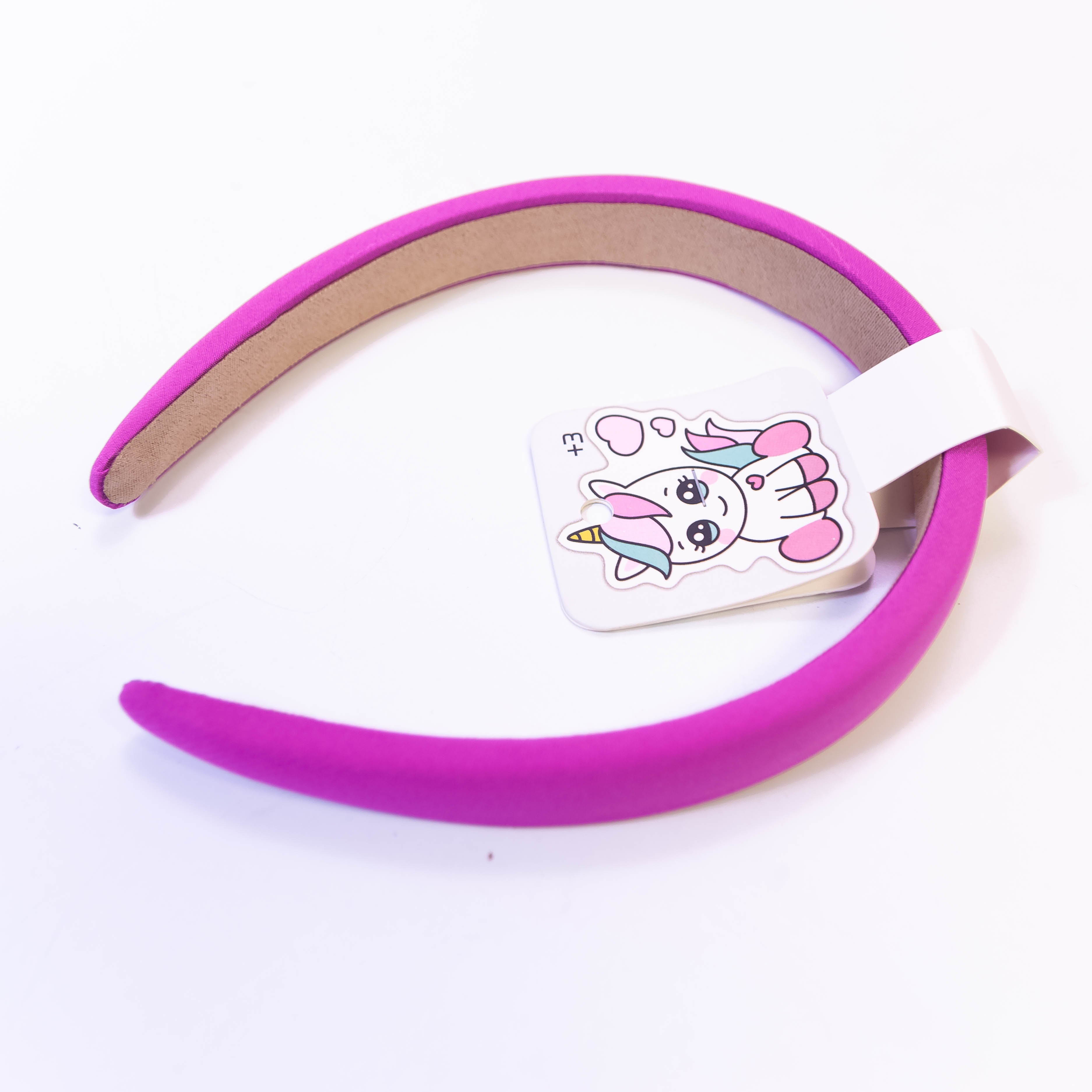 Satin Cushioned Headband - Solid Elegant Colors