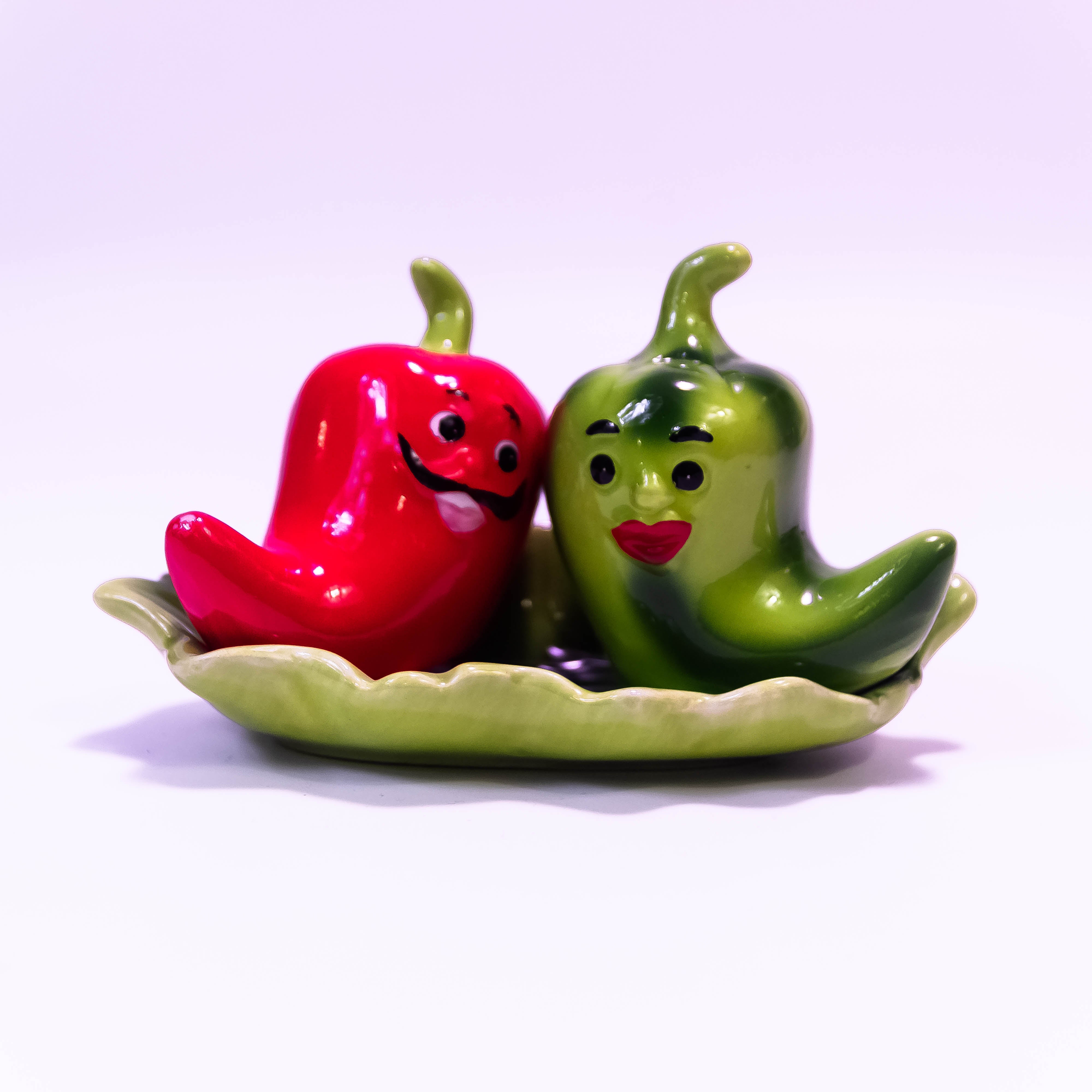 Green Pepper Shape Salt Box