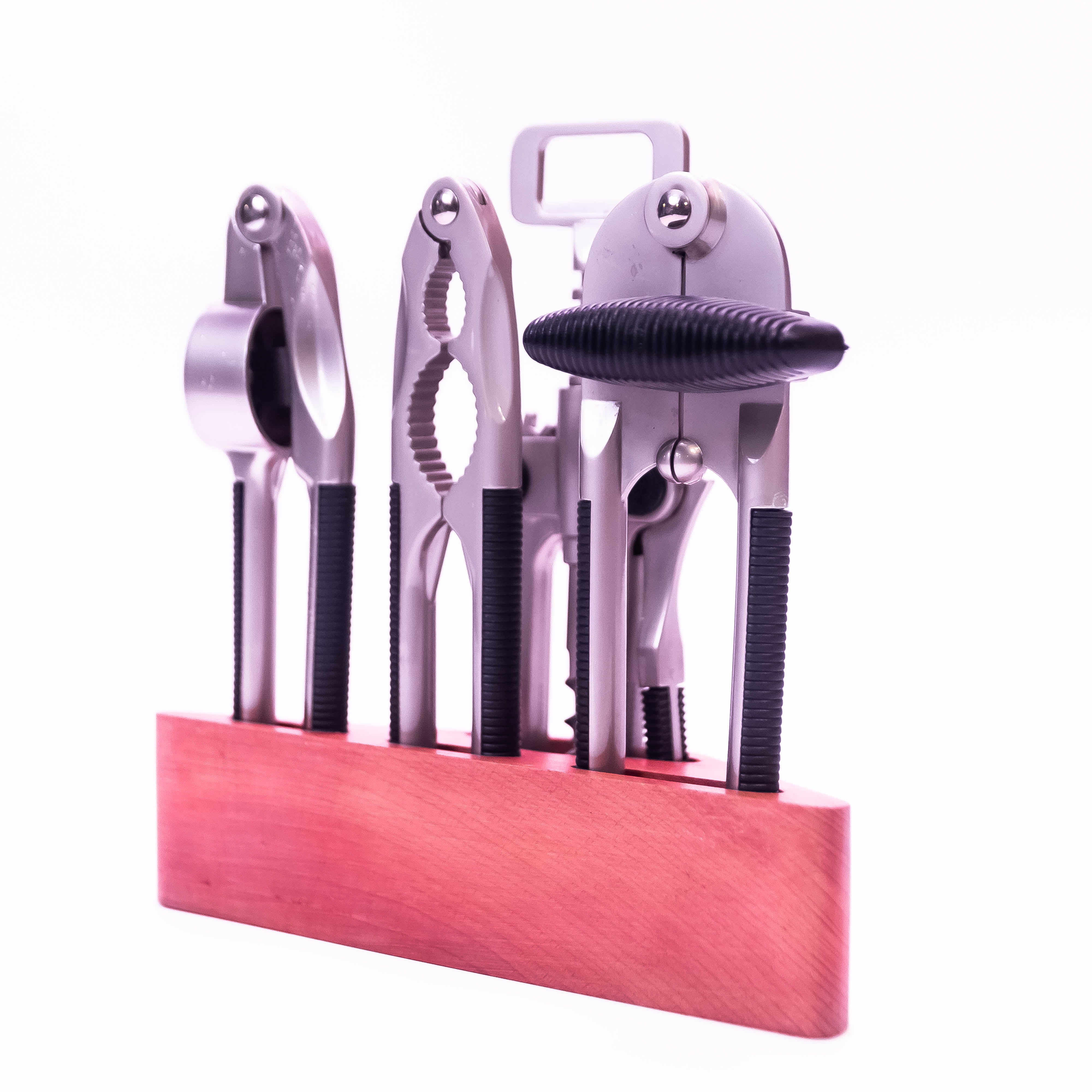 Alloy Kitchen Tools Set: Your Complete Culinary Arsenal for Garlic, Nuts, Peeling, and Bottle Opening