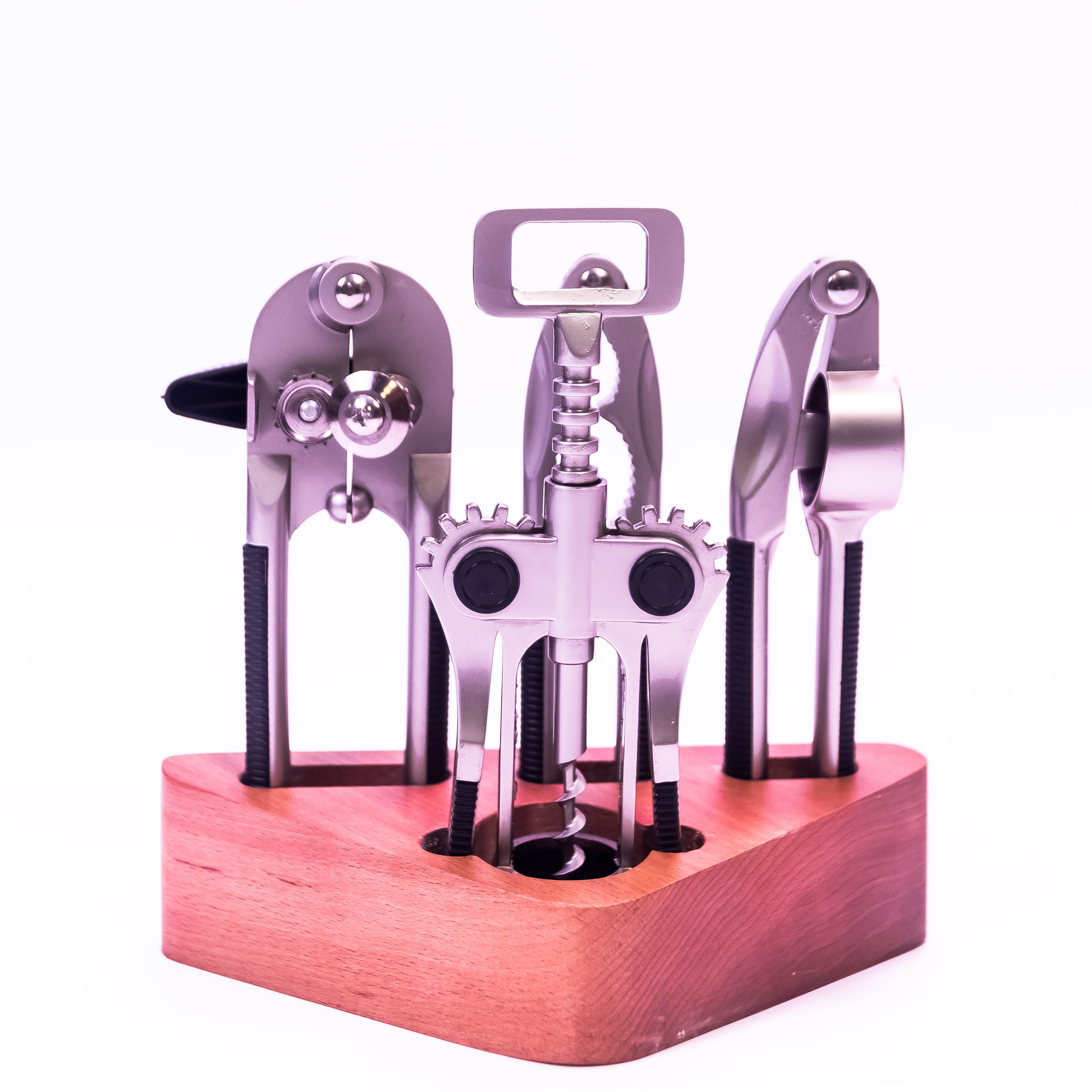 Alloy Kitchen Tools Set: Your Complete Culinary Arsenal for Garlic, Nuts, Peeling, and Bottle Opening