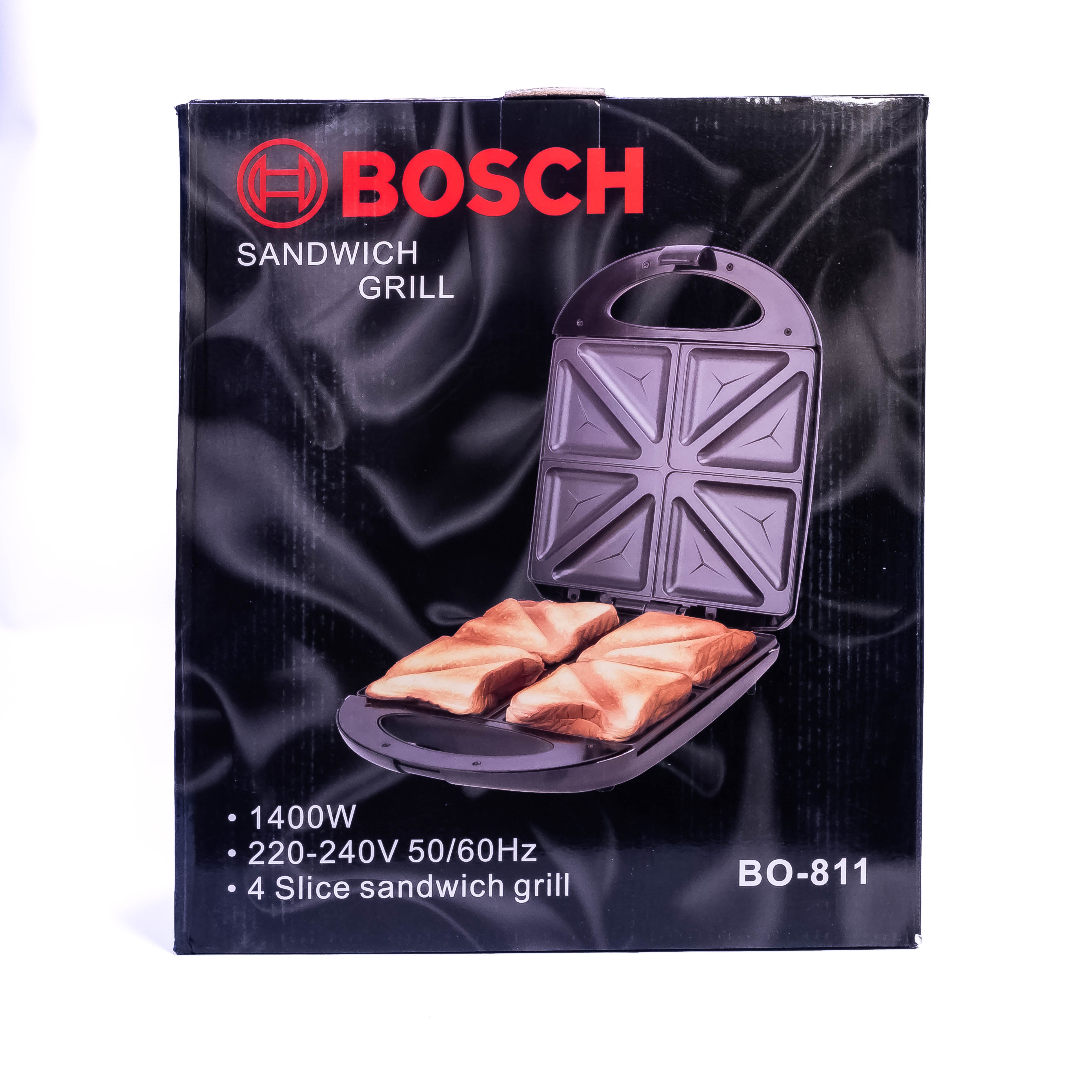 ToastCraft - BOSCHE 4 Slice Sandwich Grill (1400 Watts)