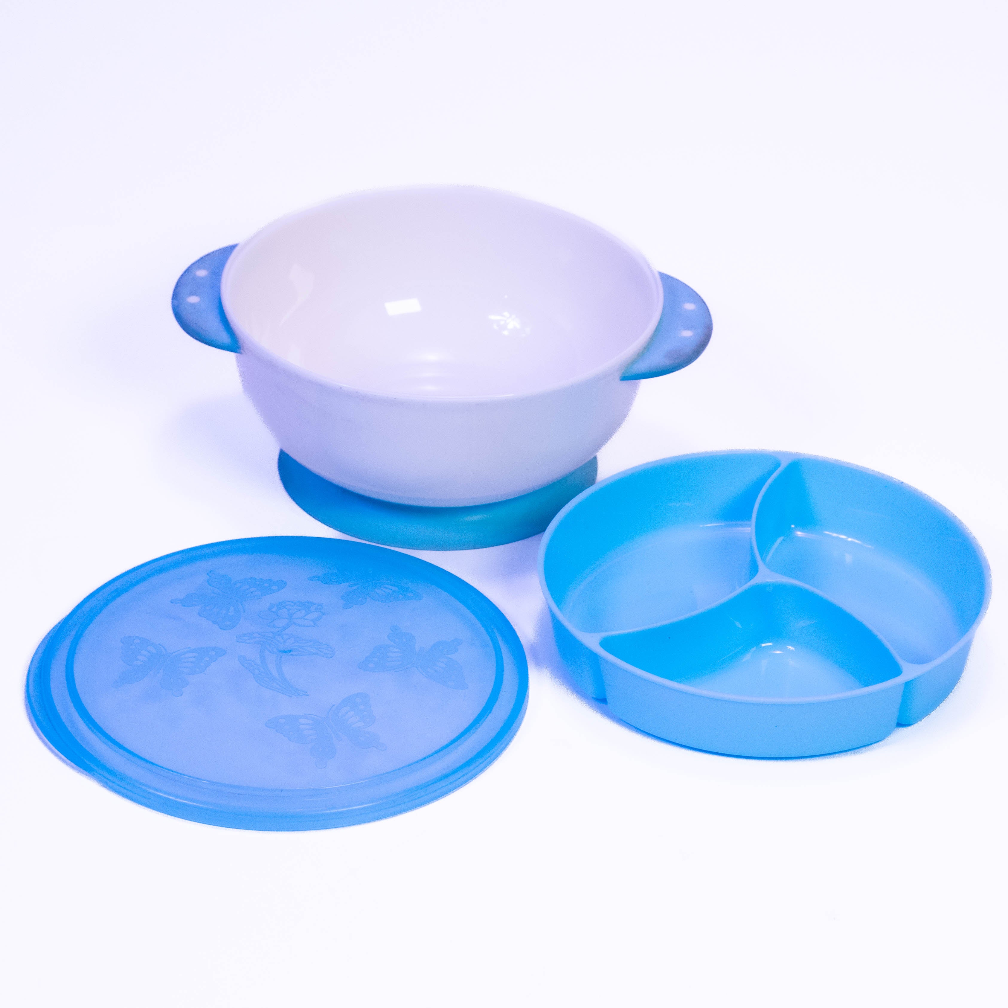NourishPlate - Baby Feeding Bowl with 3-Portion Plate