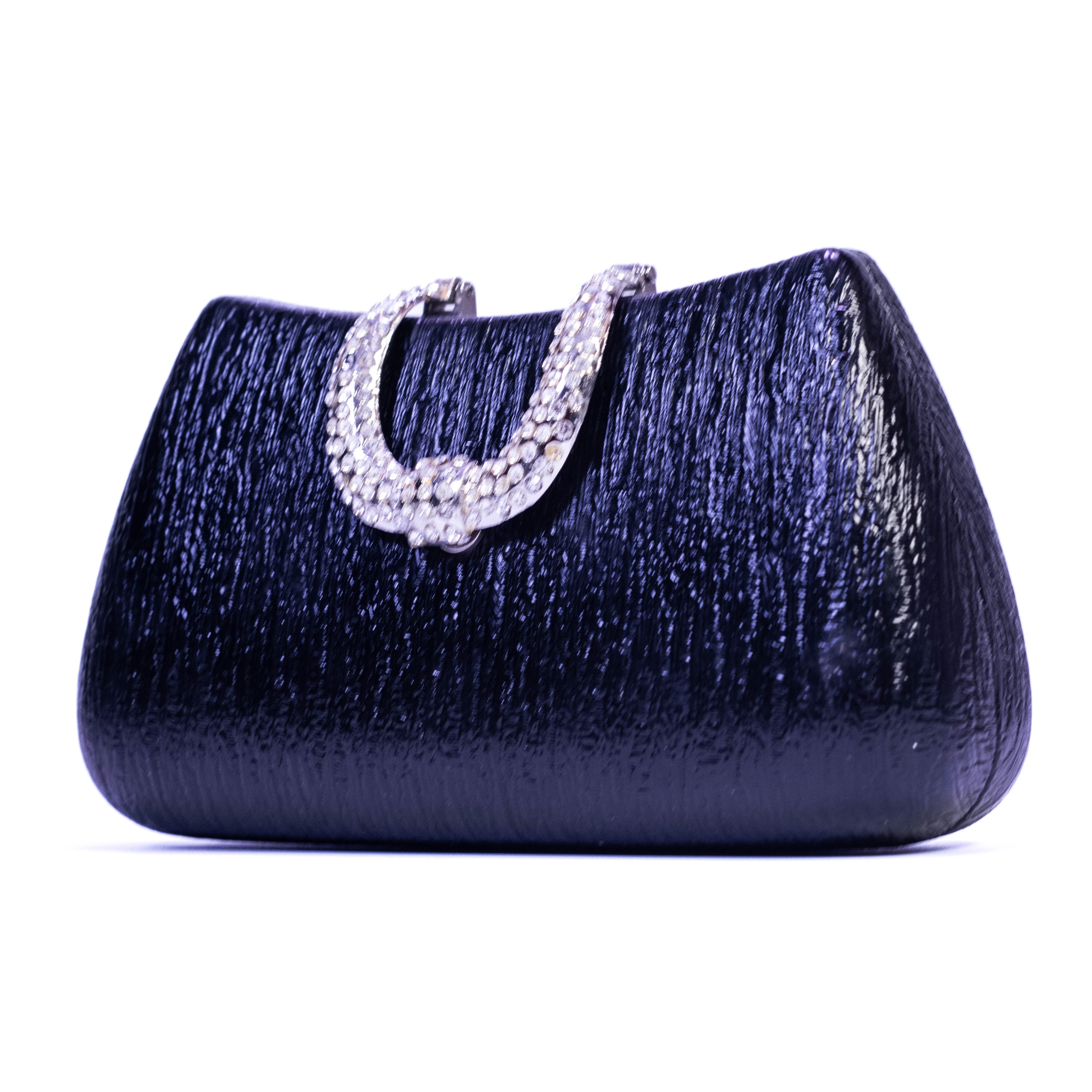 Damara Women's Black Elegant Party Purse: Timeless Sophistication
