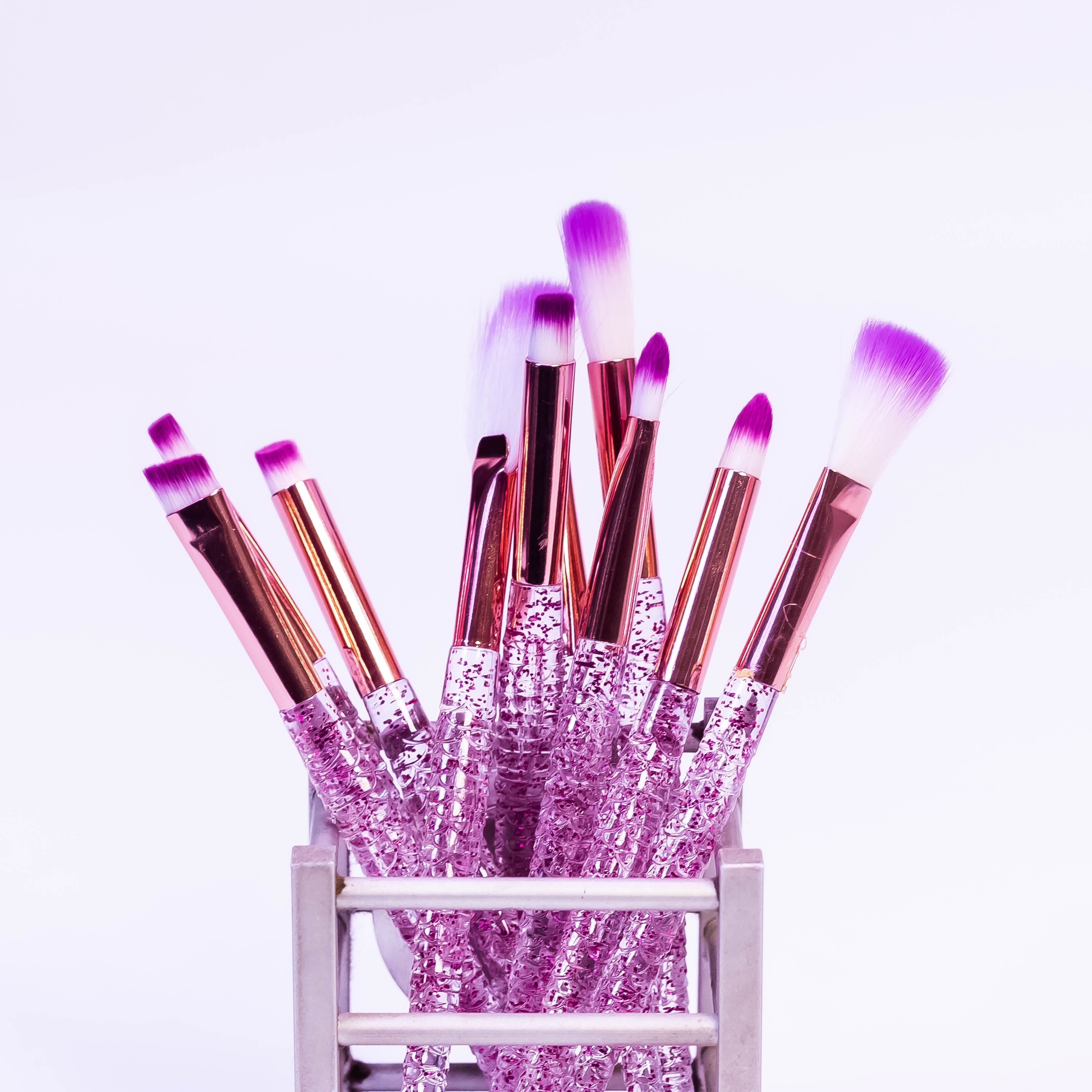 Neotis GlamGlow - Makeup Brushes Set for Girls