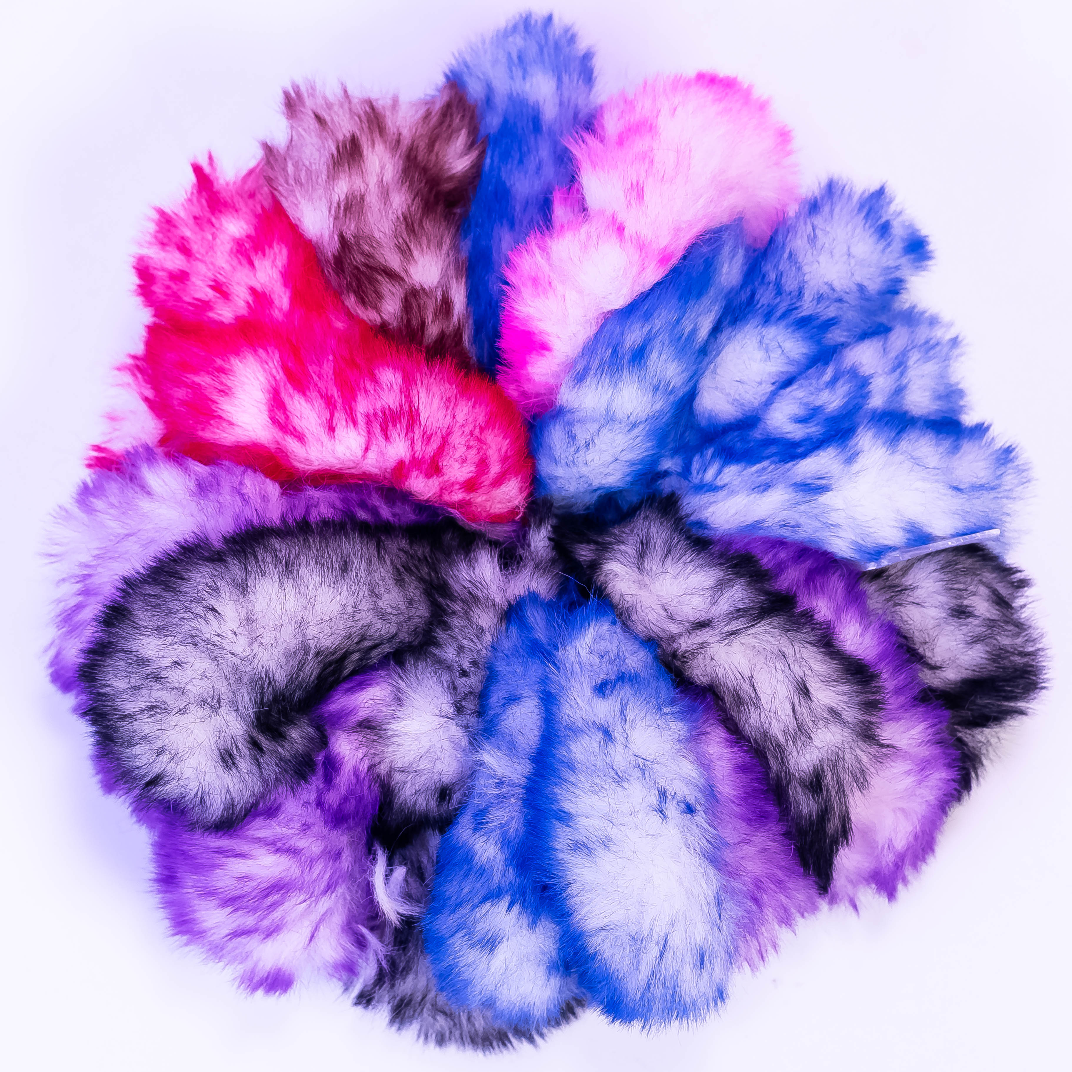 Fuzzy Furry Faves - Small Fur Scrunchies Pony Holders