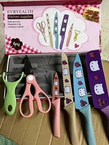 Hello Kitty Knife Set