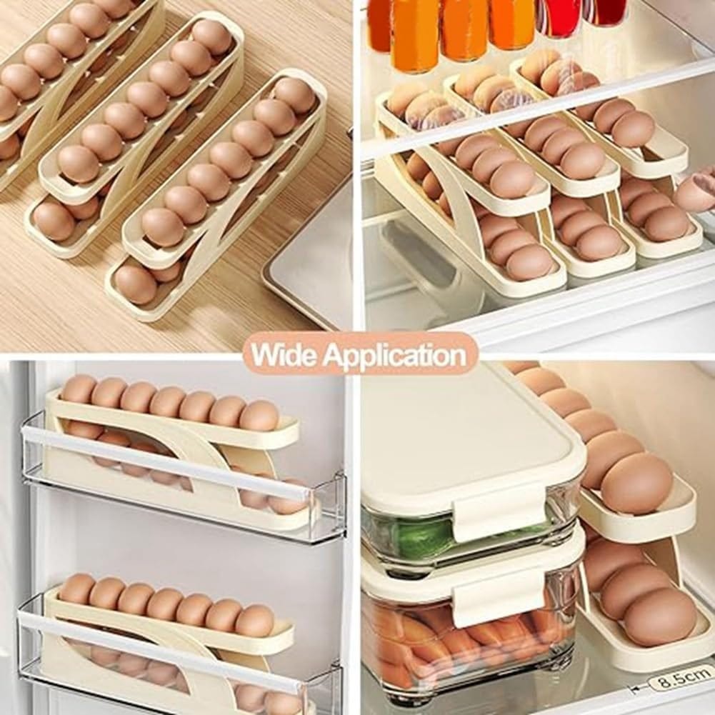 Automatic Rolling Egg Container storage.