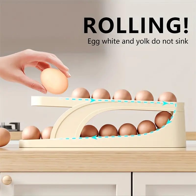 Automatic Rolling Egg Container storage.