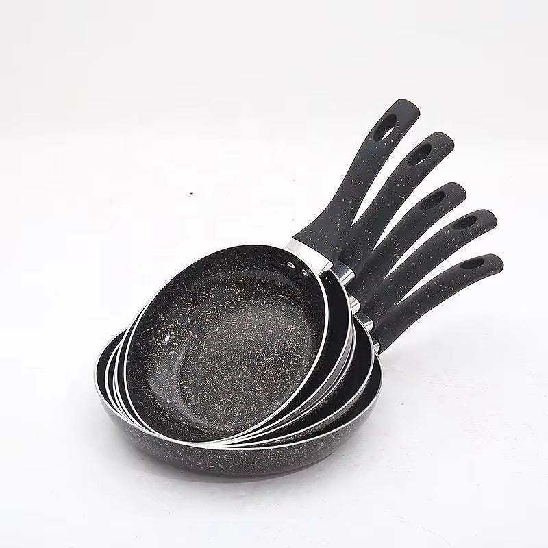 Non-stick kitchen skillet with ergonomic handle at Zoni Stores