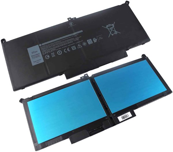 DELL BATTERY, Laptop Batteries Laptop Battery for Dell Latitude 7280 7290 7380 7390 7480 7490 F3YGT 2X39G DM3WC KG7VF V4940 MYJ96