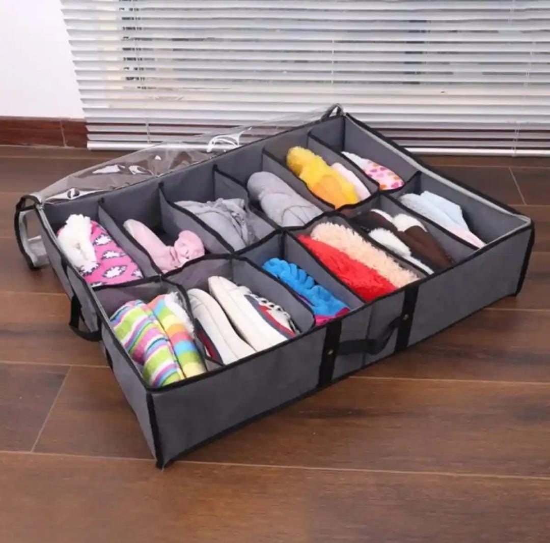 Foam shoes organizer 12 pair shoes organizer.