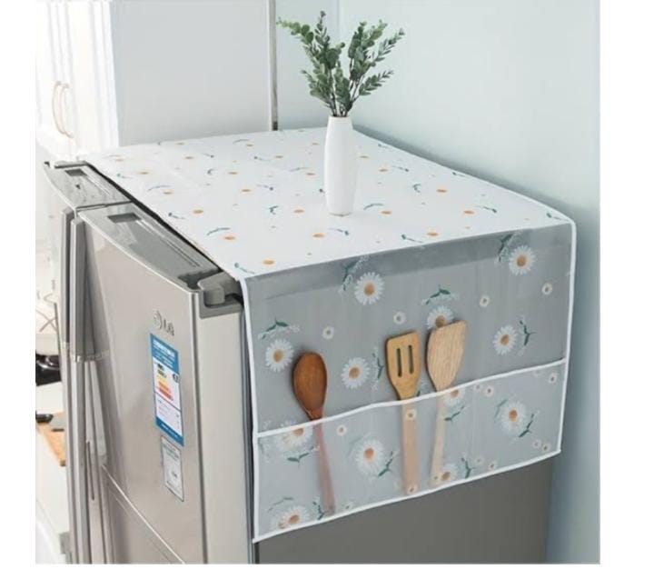 Fridge cover with 6 pockets.