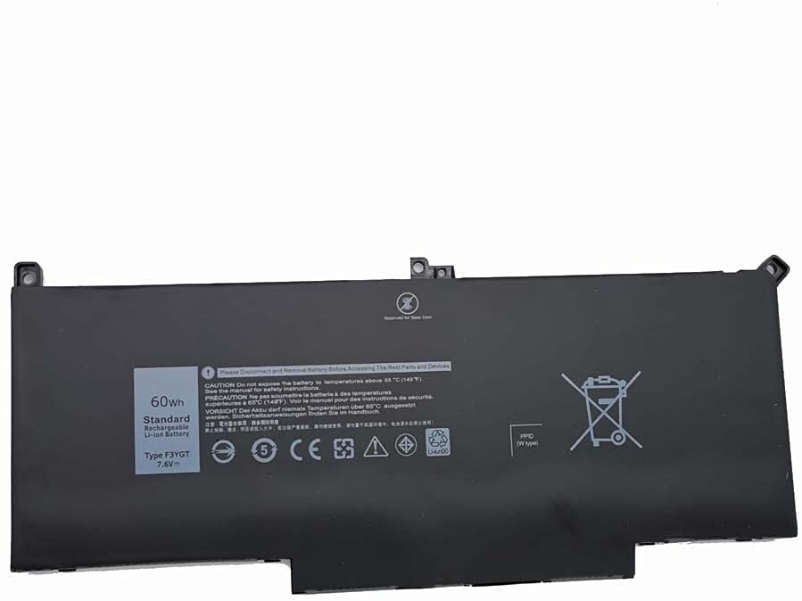 DELL BATTERY, Laptop Batteries Laptop Battery for Dell Latitude 7280 7290 7380 7390 7480 7490 F3YGT 2X39G DM3WC KG7VF V4940 MYJ96