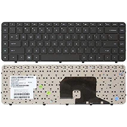 HP KEYBOARDS, LAPTOP KEYBOARDS HP Pavilion DV6-3000 DV6-3100 DV6-3200 DV6-3300 DV6-4000 black with frame