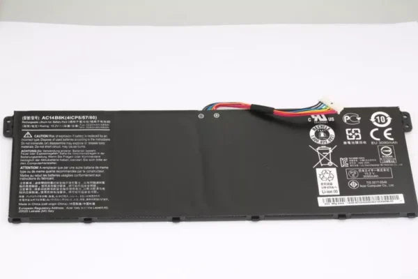 ACER BATTERY, Laptop Batteries ORIGINAL AC14B8K Laptop Battery Acer Aspire ES1-572 E3-721 E5-771G MS2392 E5-721 V3-112P V3-371 V3-111 NE511 AC14B18K SWIFT 3 SF315 TravelMate P2410 48Wh 100% Original Laptop Battery