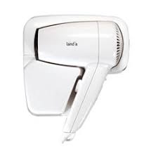 Professional wall mounted hair dryer with double protection