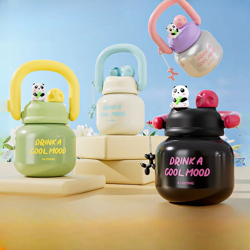 Cute Panda Water Bottle for Kids
