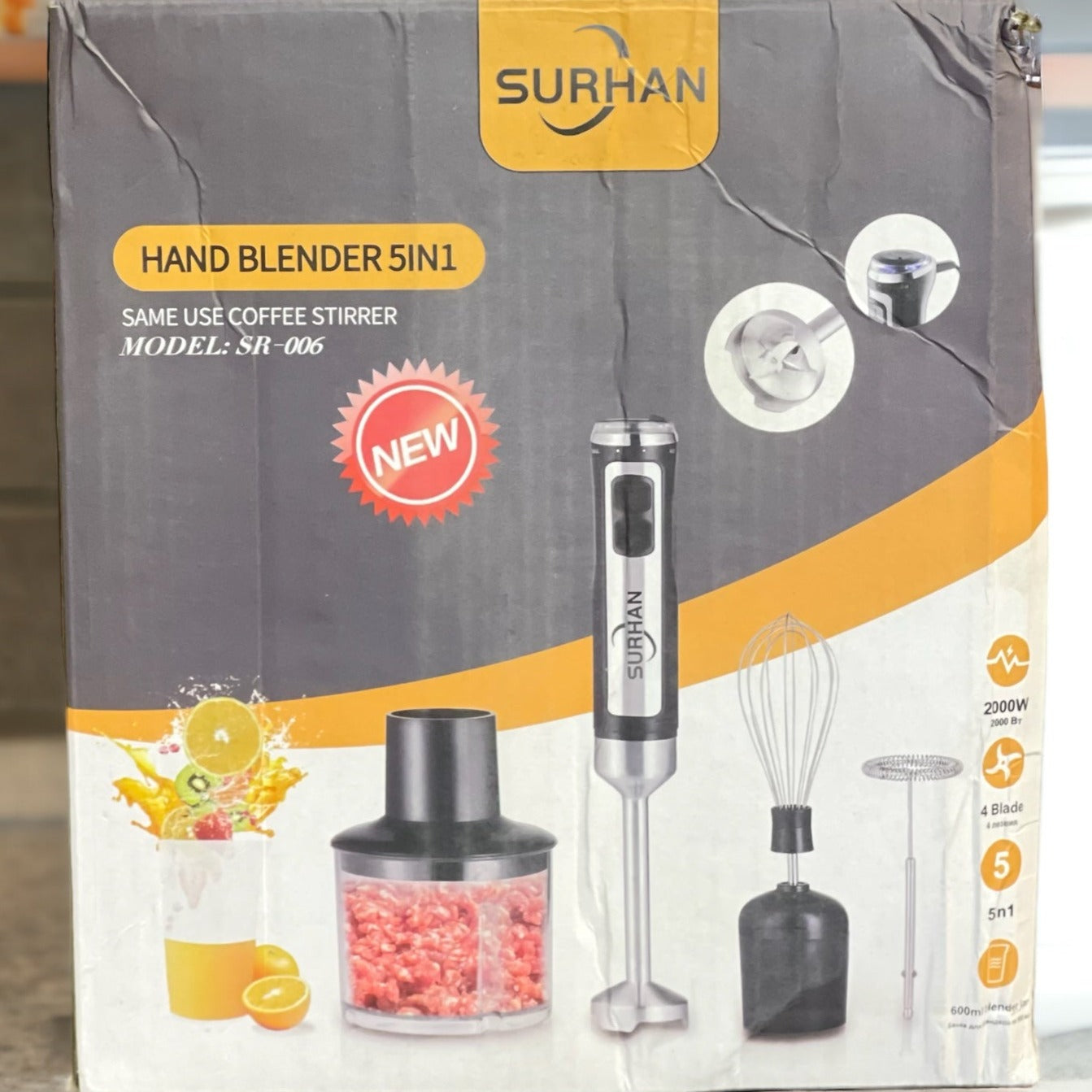 Surhan 5-in-1 Hand Blender Set (SR-006)