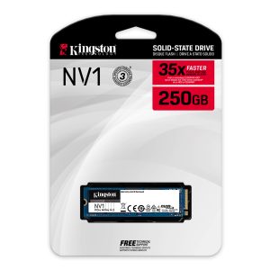 DESKTOP HARD DISK DRIVES, HARD DISK DRIVES, LAPTOP HARD DISK DRIVES, NVMES Kingston NEW NV1 NVMe 2280 SATA SSD Internal Solid State Drive Hard Disk 250GB For PC Notebook