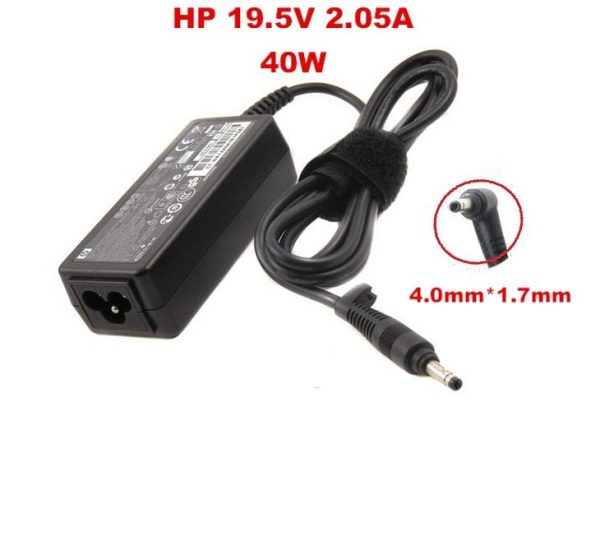 HP, Laptop Chargers 19.5V 2.05A 40W Laptop AC/DC Adapter Charger For Netbook HP Mini 110 110-3030nr 110-3135dx 626028-001 A040R01AL-HW01