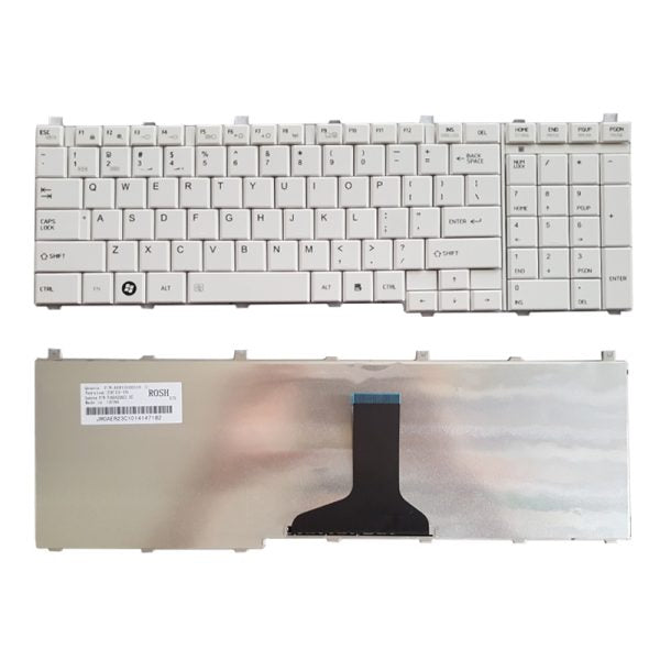 LAPTOP KEYBOARDS, TOSHIBA KEYBOARDS Keyboard For TOSHIBA Satellite C650 C660 L650 L670 L675 L675D WHITE New Laptop Keyboards