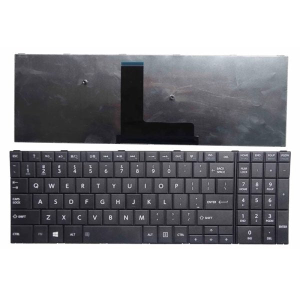 LAPTOP KEYBOARDS, TOSHIBA KEYBOARDS Keyboard For TOSHIBA C50-B C50D-B C55-B C55D-B C50A Internal Laptop Keyboard (Black)